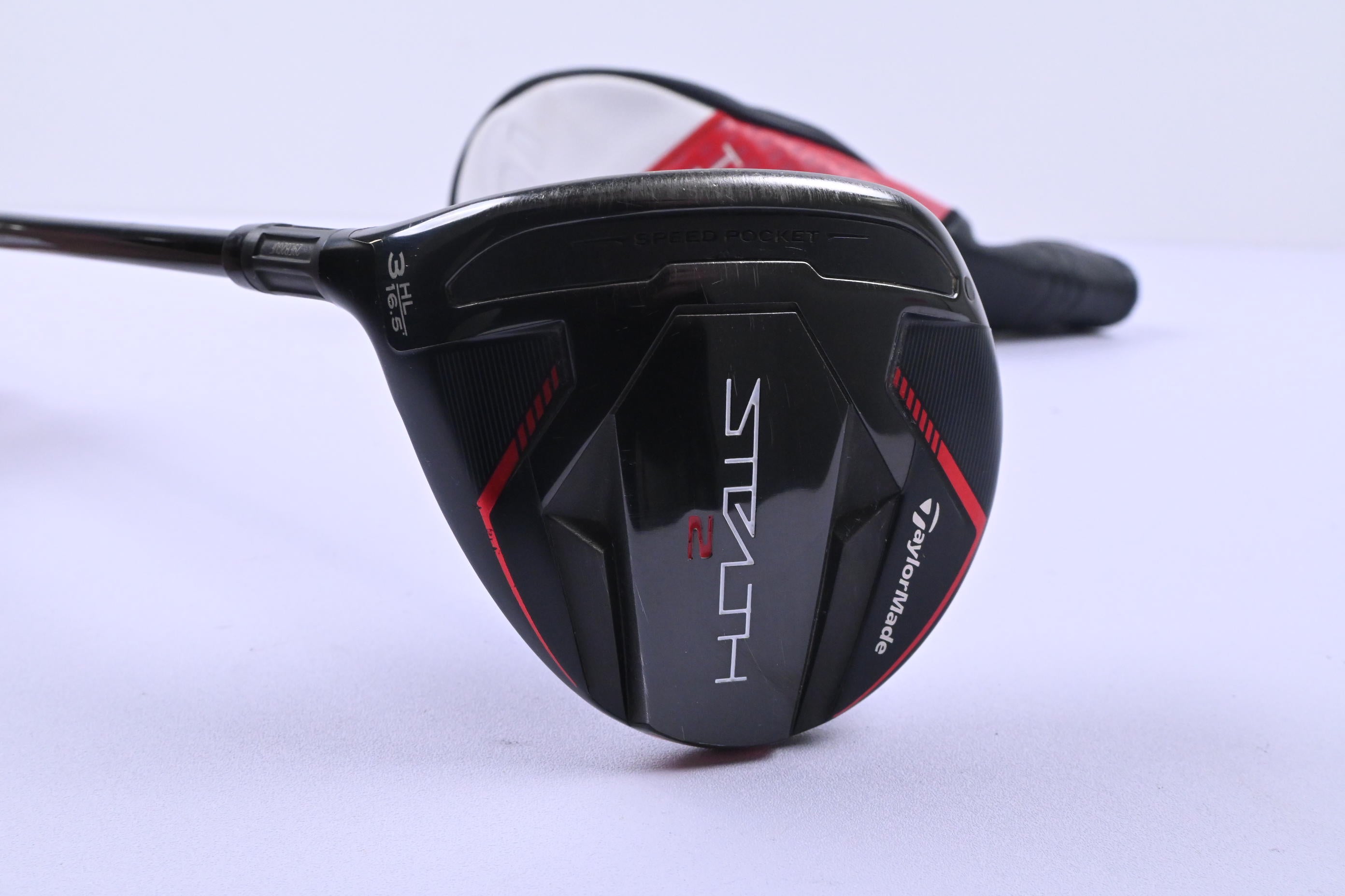 Left Hand Taylormade Stealth 2 #3 Wood / 16.5 Degree / Senior Flex Ventus Red 6