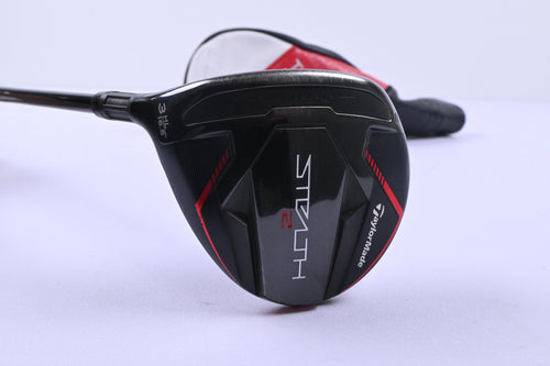 Left Hand Taylormade Stealth 2 #3 Wood / 16.5 Degree / Senior Flex Ventus Red 6