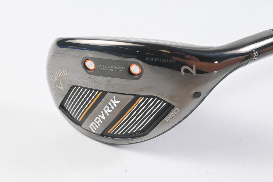 Tour Issue Callaway Mavrik Pro #2 Hybrid / 18 Degree / Stiff Flex HZRDUS Smoke