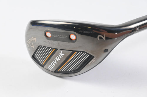 Tour Issue Callaway Mavrik Pro #2 Hybrid / 18 Degree / Stiff Flex HZRDUS Smoke