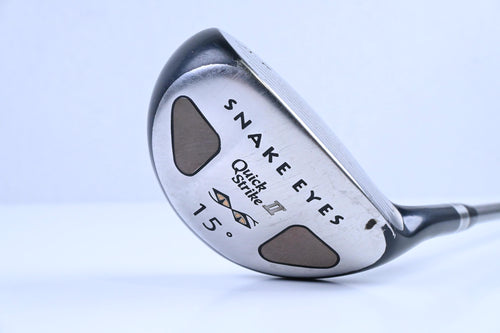 Snake Eyes Quickstrike II #3 Wood / 15 Degree / Regular Flex Snake Eyes Shaft