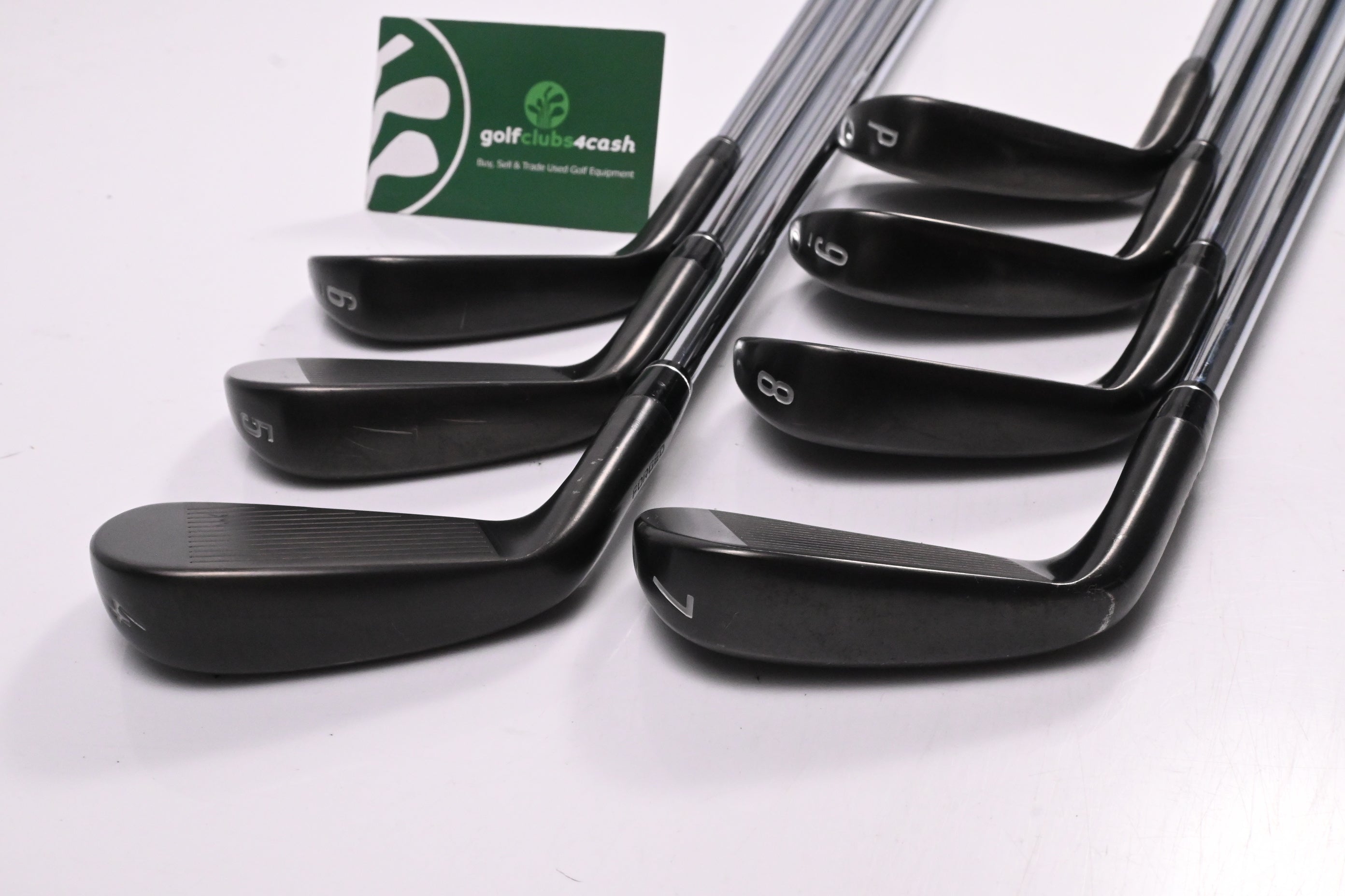 Callaway Apex Ti Fusion Irons / 4-PW / Stiff Flex Project X Precision Shafts