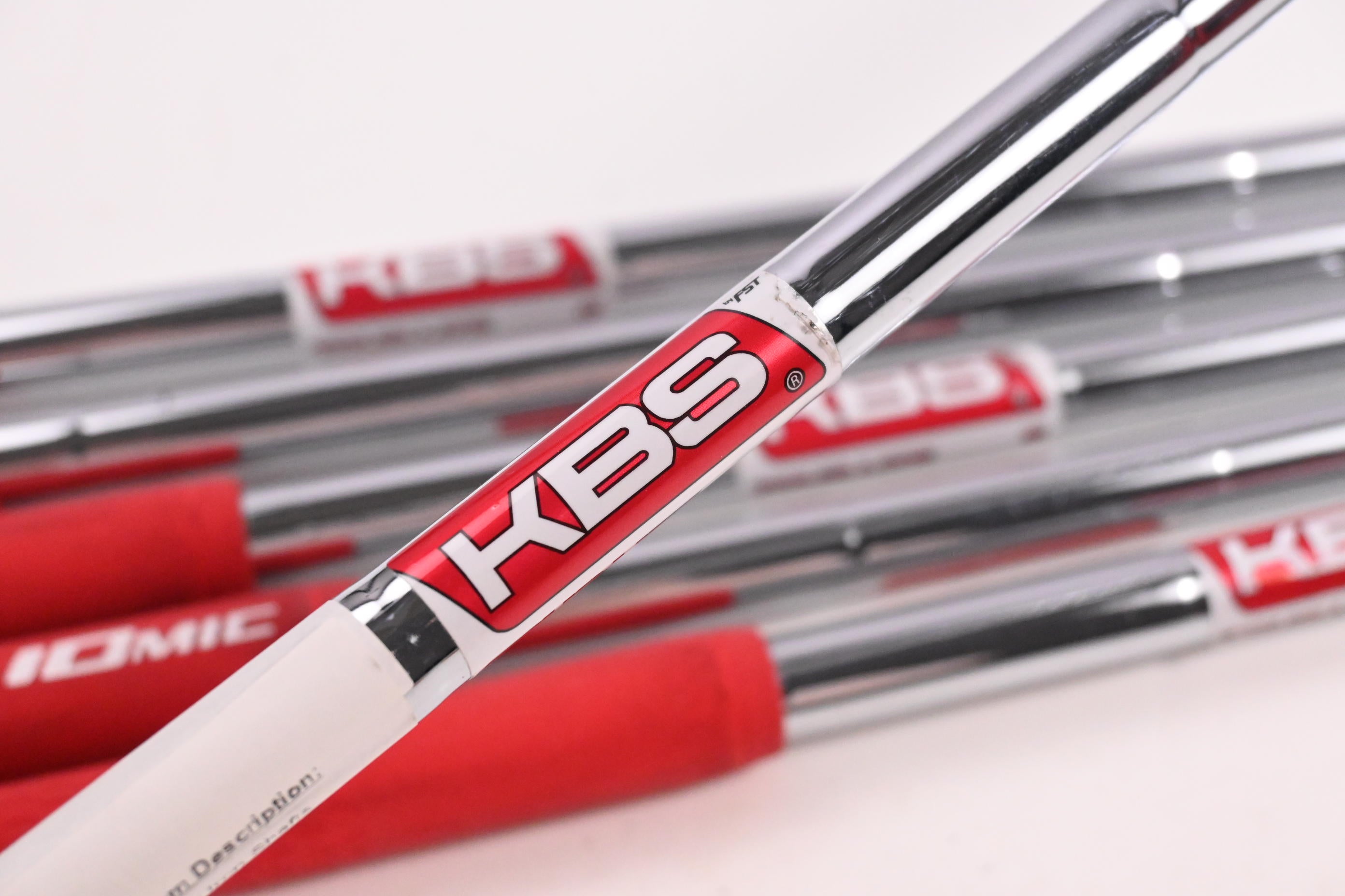 KBS Tour Lite Iron Shafts / Stiff Flex / Set of 6 / .355" Tip