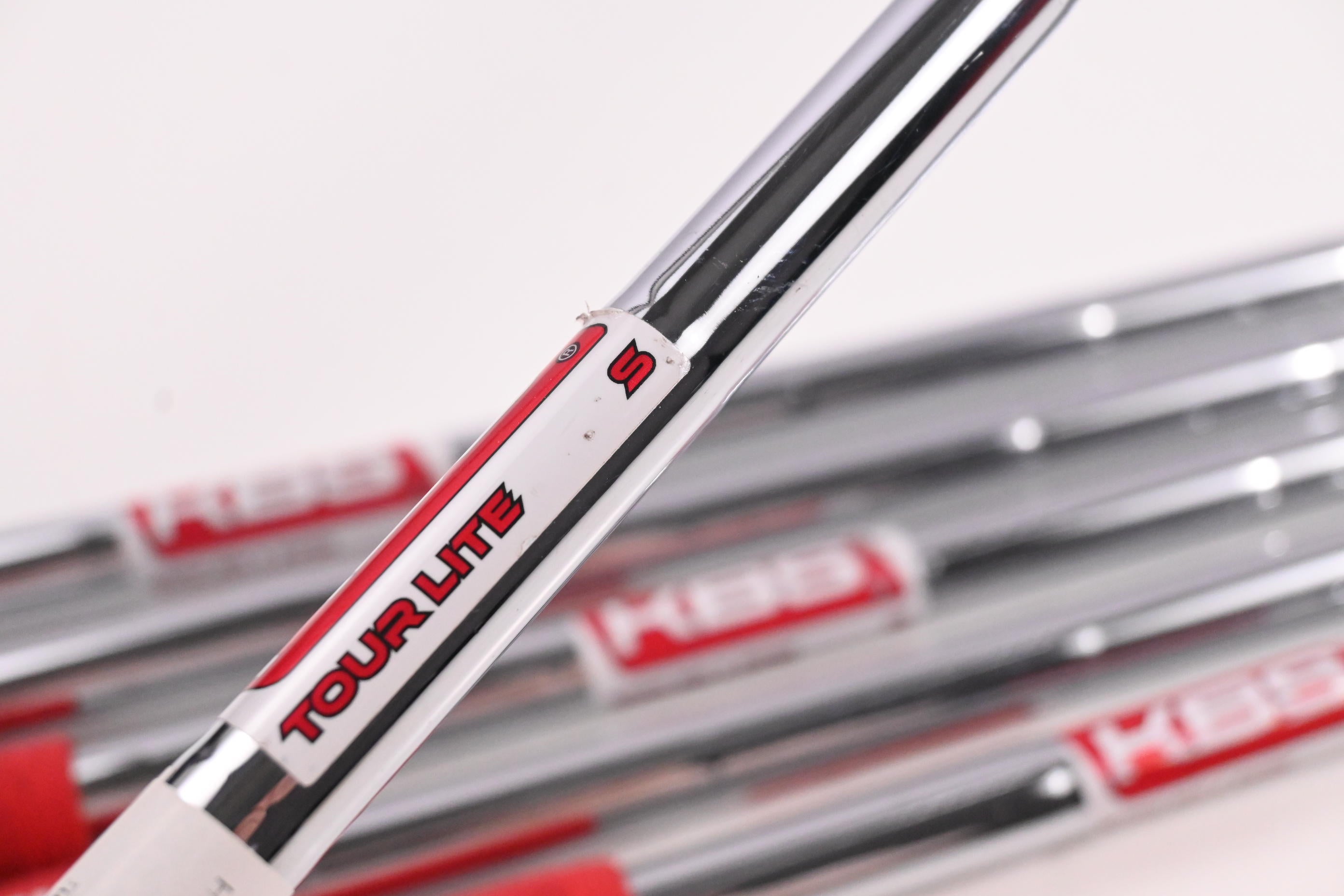 KBS Tour Lite Iron Shafts / Stiff Flex / Set of 6 / .355" Tip