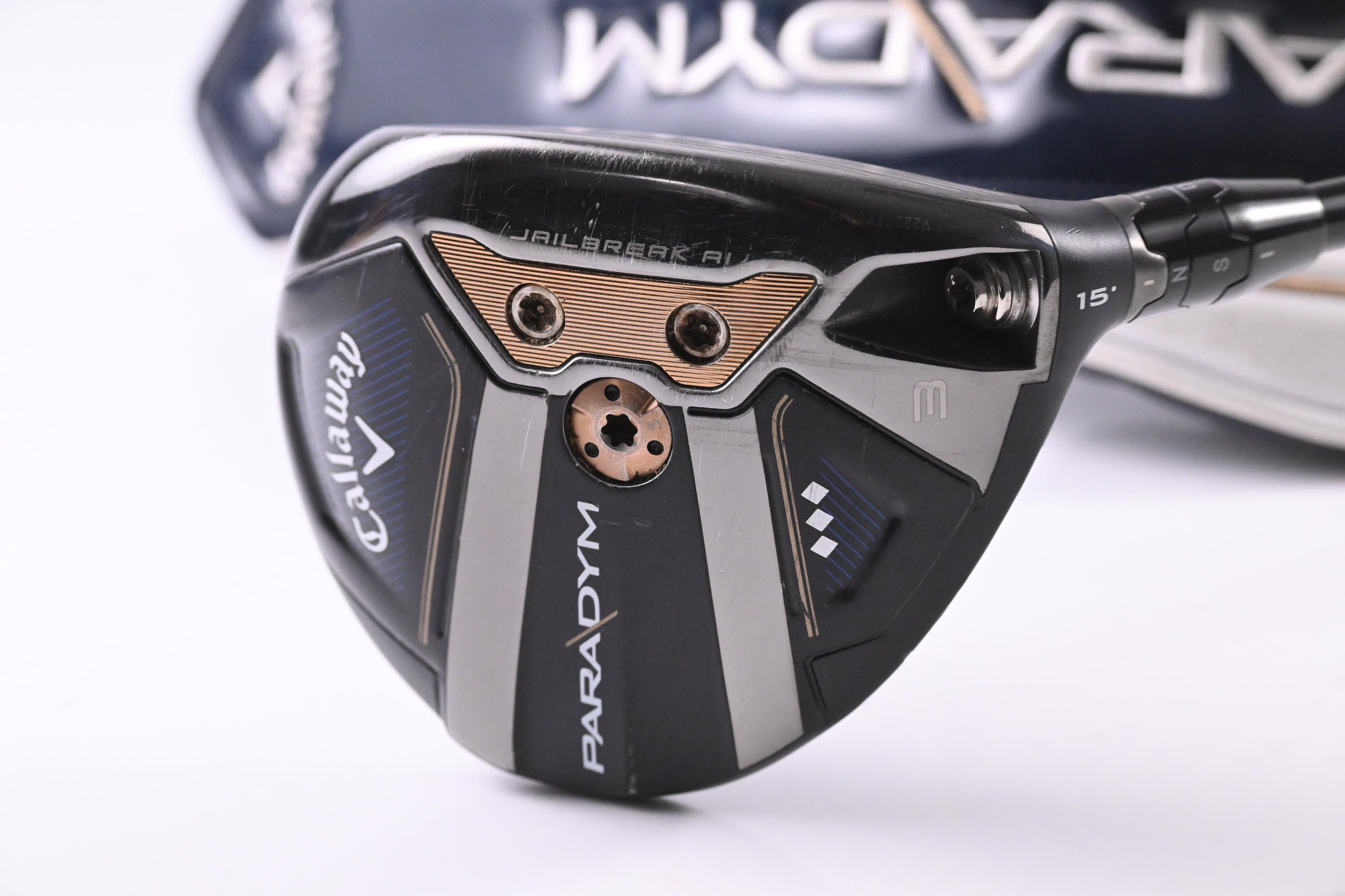 Callaway Paradym Triple Diamond #3 Wood / 15 Degree / Stiff Flex Kai'li White 70