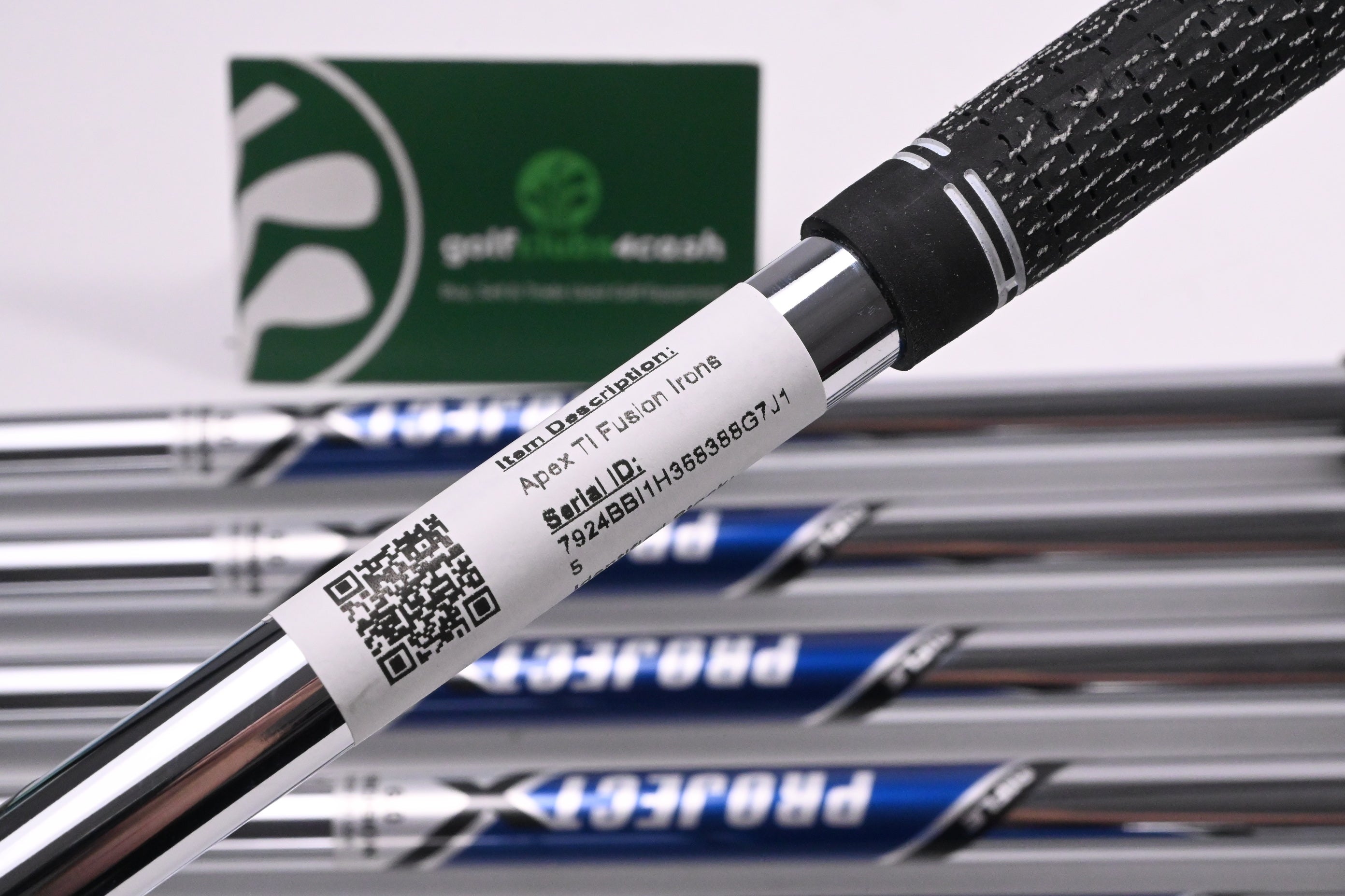 Callaway Apex Ti Fusion Irons / 4-PW / Stiff Flex Project X Precision Shafts