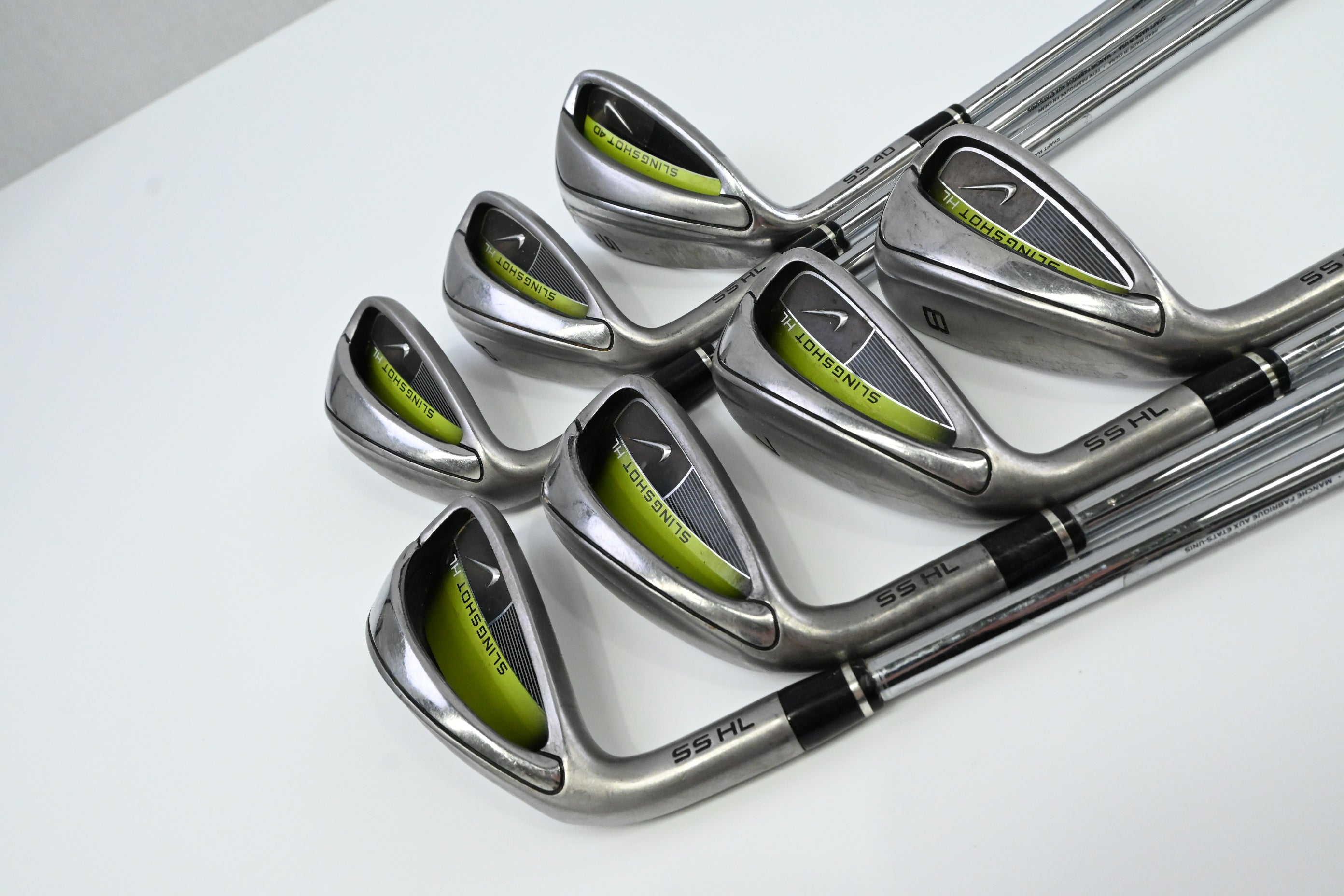 Left Hand Nike Slingshot HL Irons / 5-PW+SW / Regular Flex SpeedStep SL Shafts