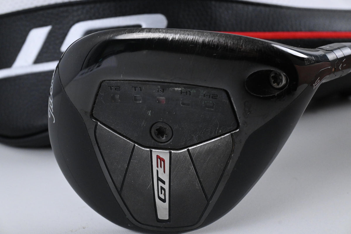 Titleist GT3 #3 Wood / 15 Degree / X-Flex HZRDUS Gen5 Black 70 Shaft