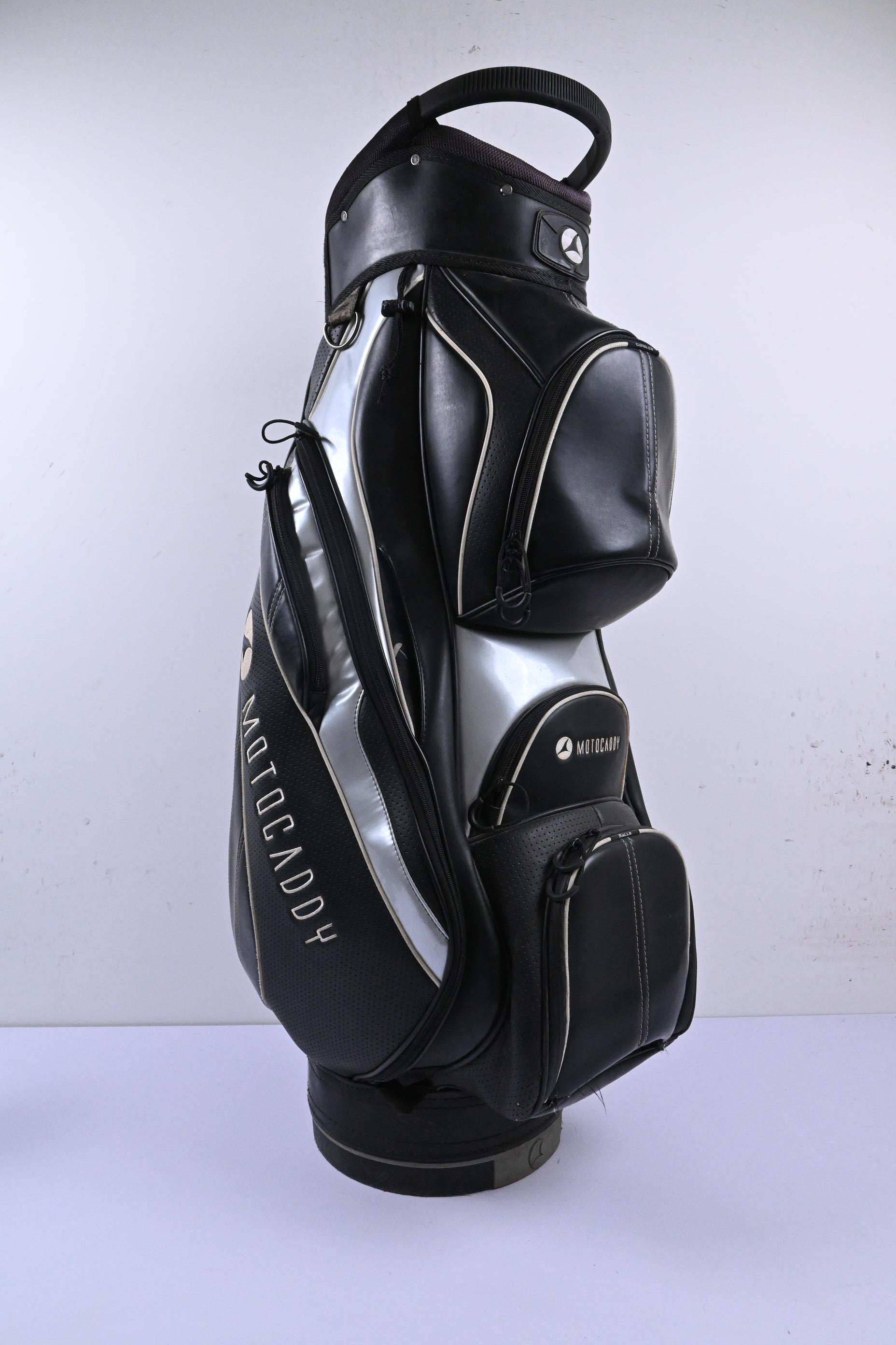 Motocaddy Cart Bag / 14-Way Divider / Black & Grey