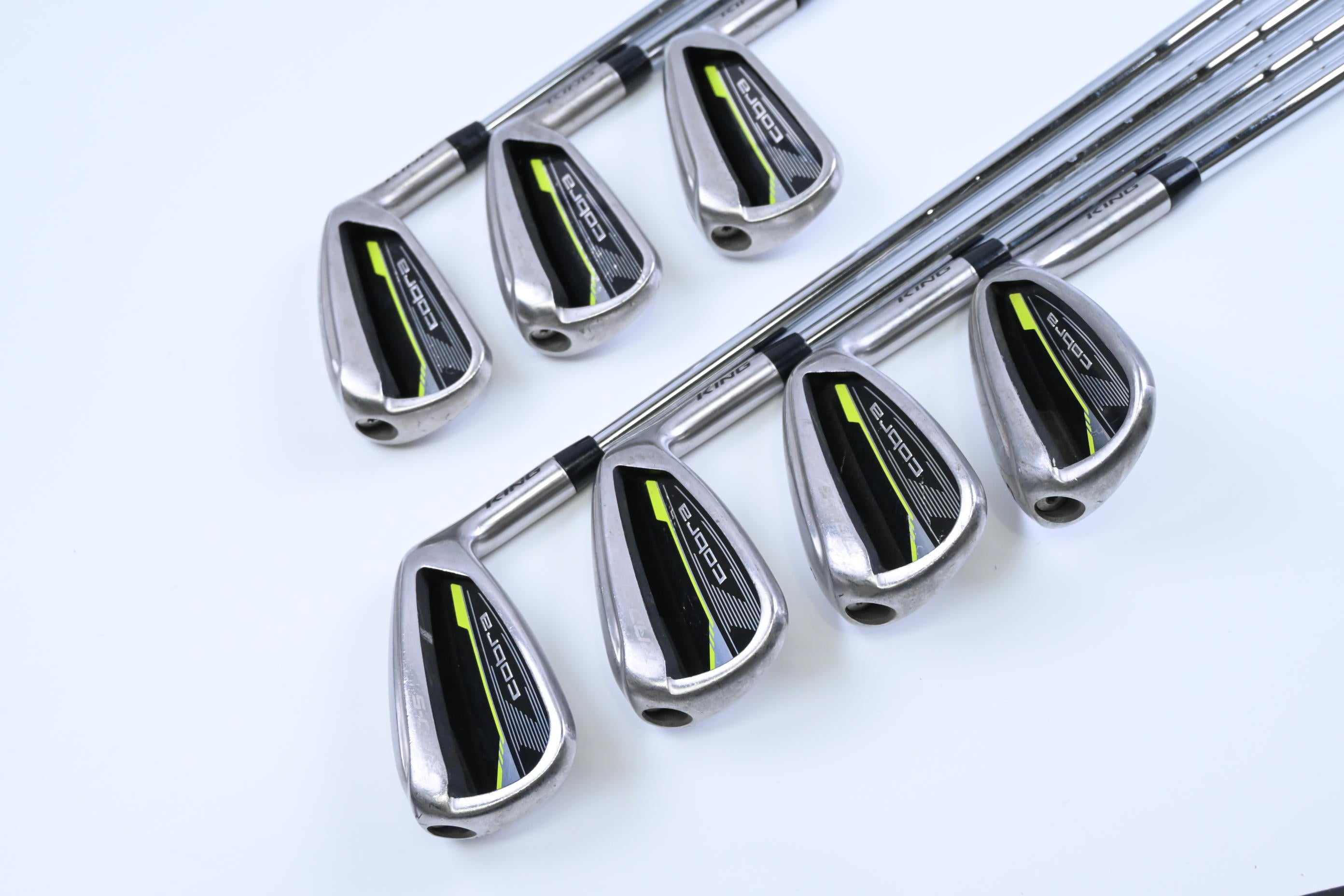 Cobra King Radspeed Irons / 5-PW+SW / Stiff Flex KBS Tour Lite Shafts