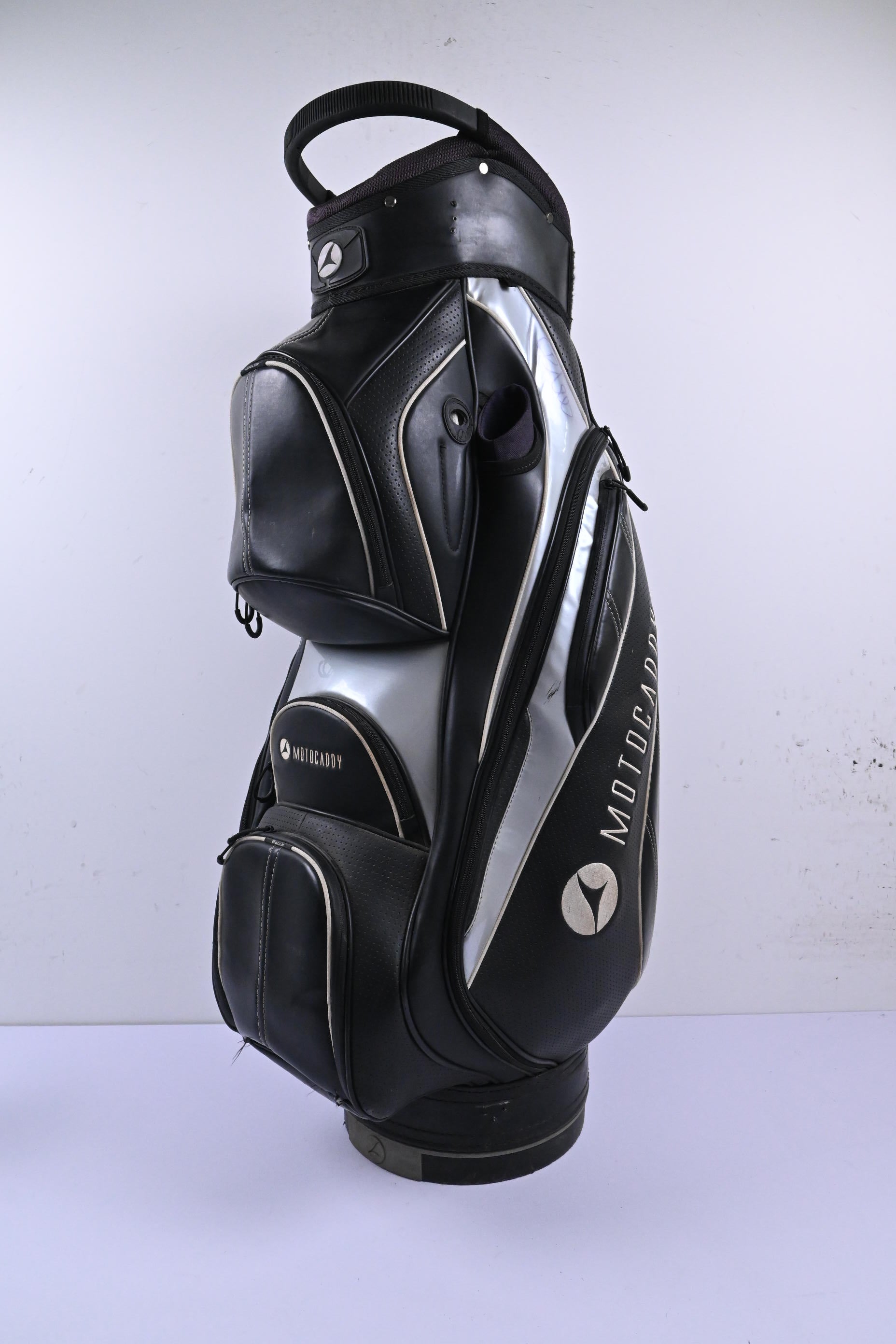 Motocaddy Cart Bag / 14-Way Divider / Black & Grey