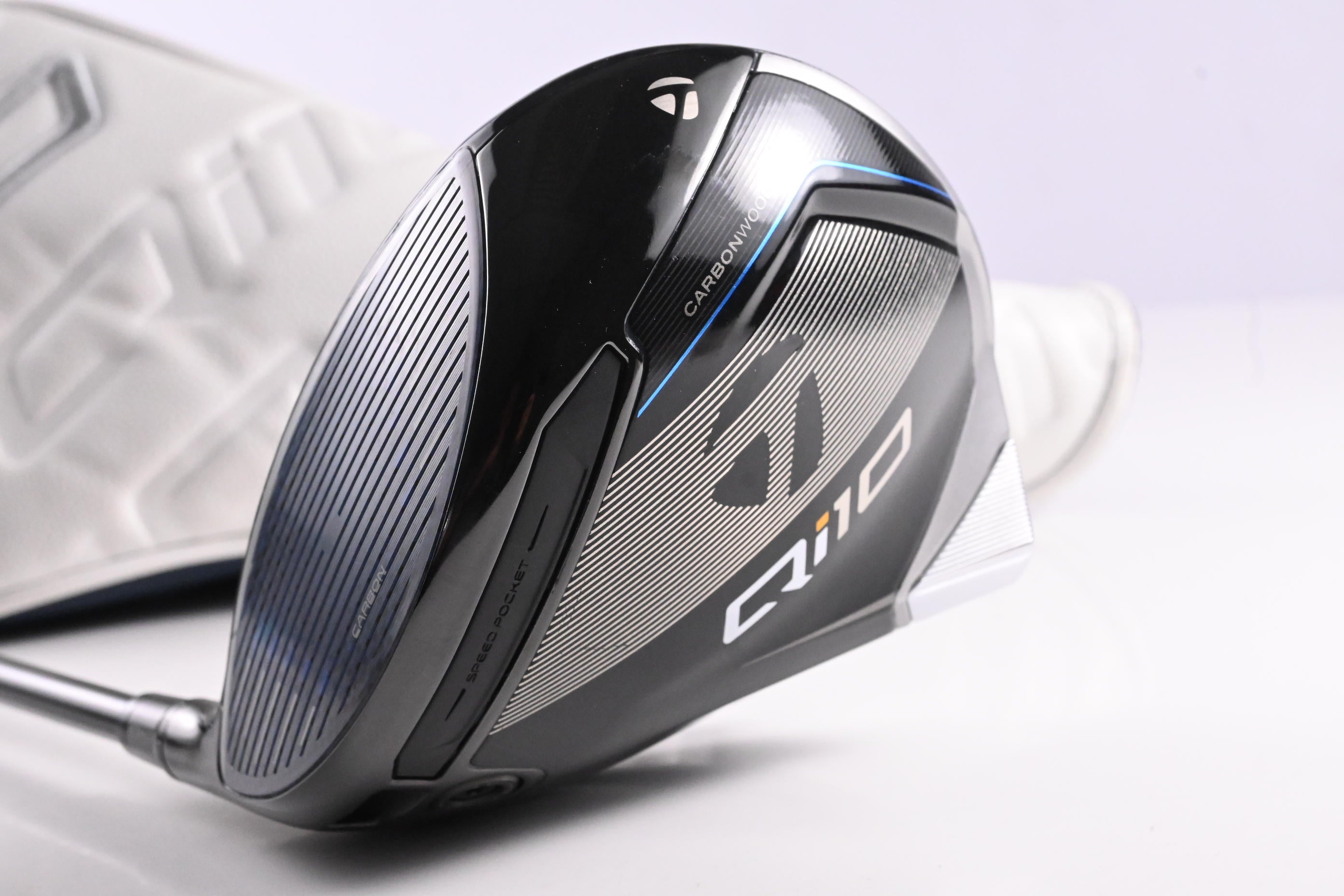 Left Hand Taylormade Qi10 Driver / 9 Degree / Stiff Flex Ventus TR Blue 5 Shaft