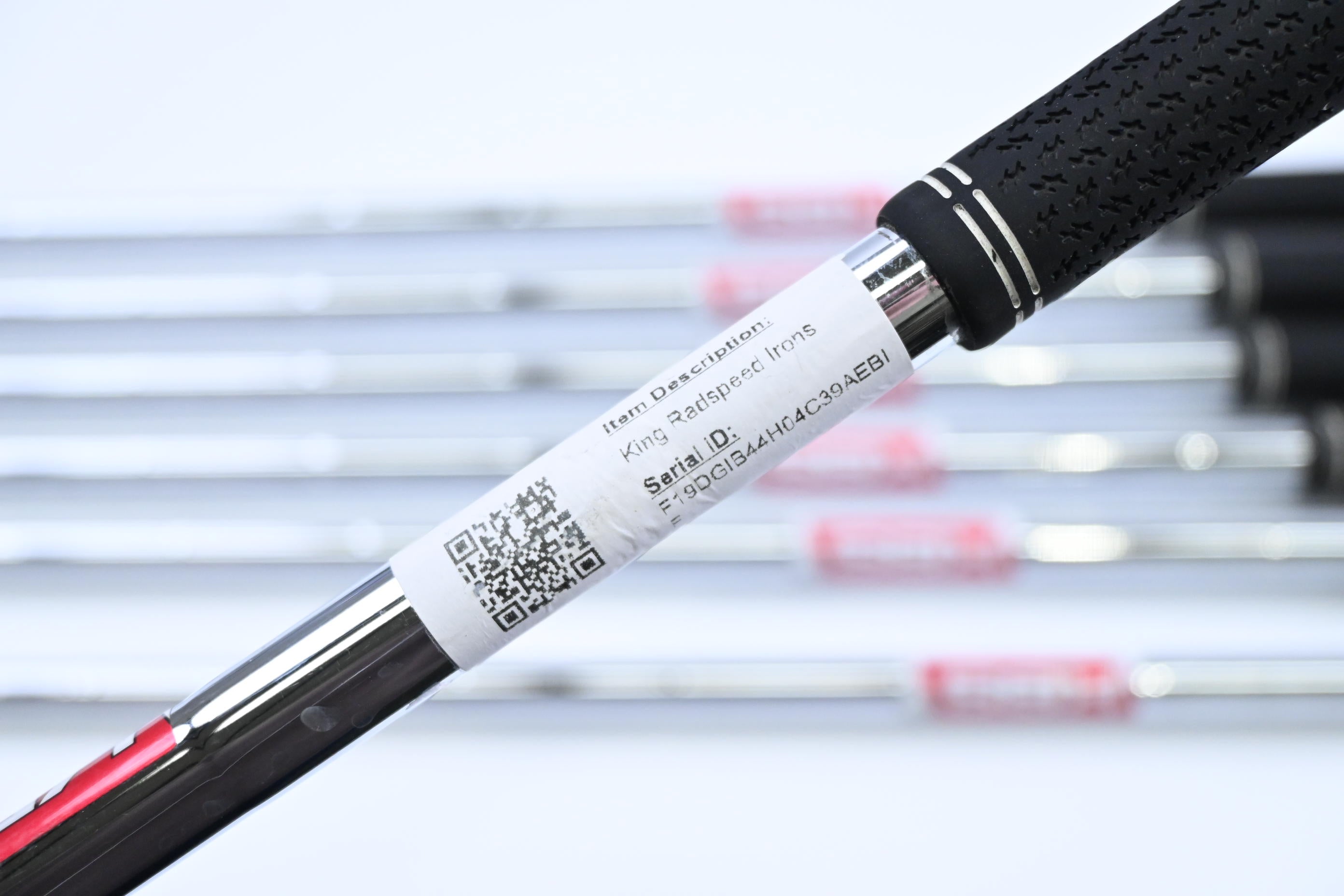 Cobra King Radspeed Irons / 5-PW+SW / Stiff Flex KBS Tour Lite Shafts