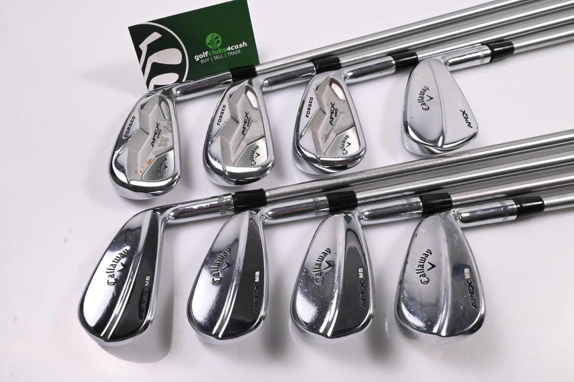 Callaway Apex Pro 2019/Apex MB 2018 Combo Irons / 3-PW / X-Flex KBS Tour C-Taper