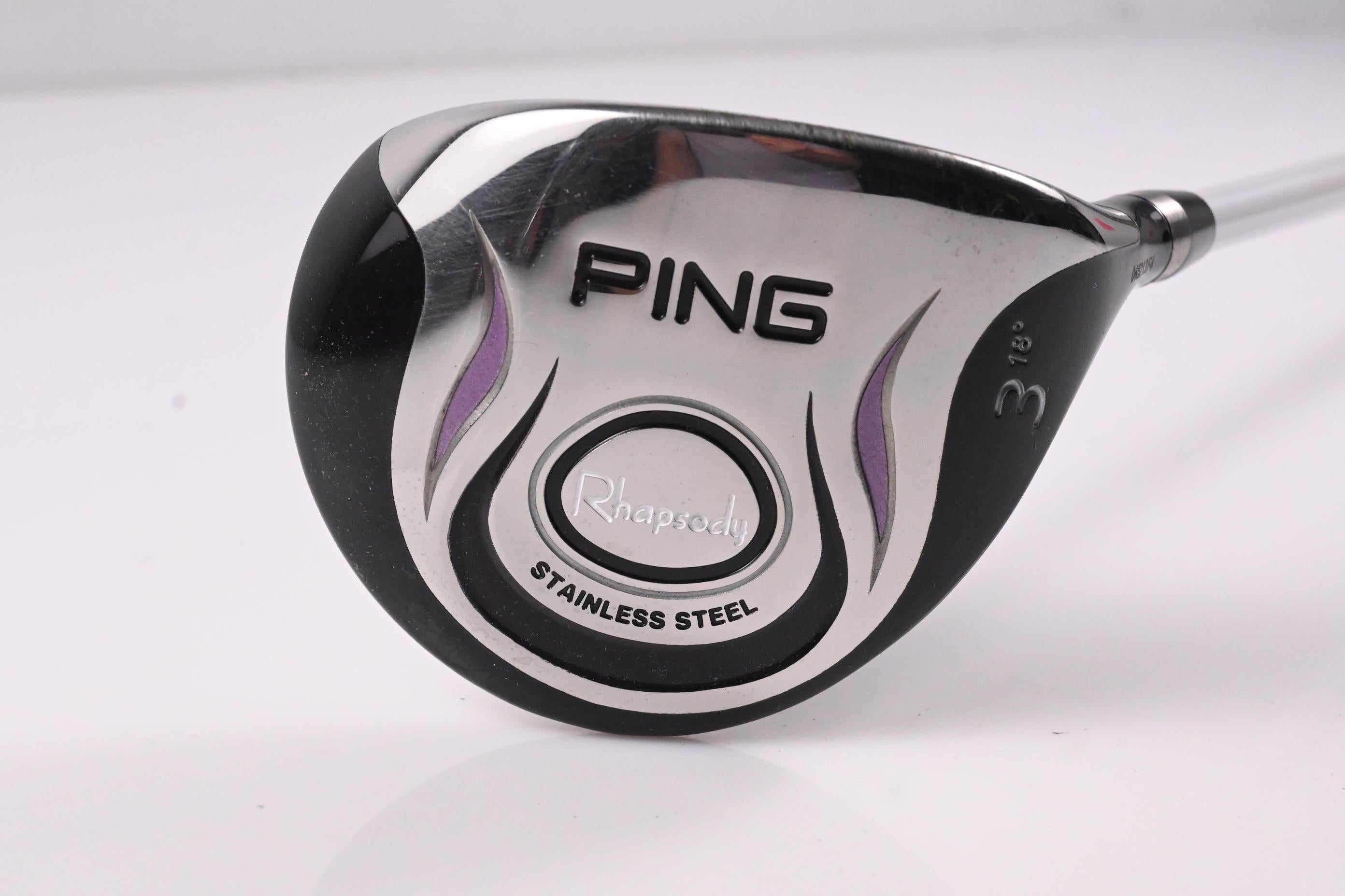 Ladies Ping Rhapsody #3 Wood / 18 Degree / Ladies Flex Ping ULT 129 Shaft