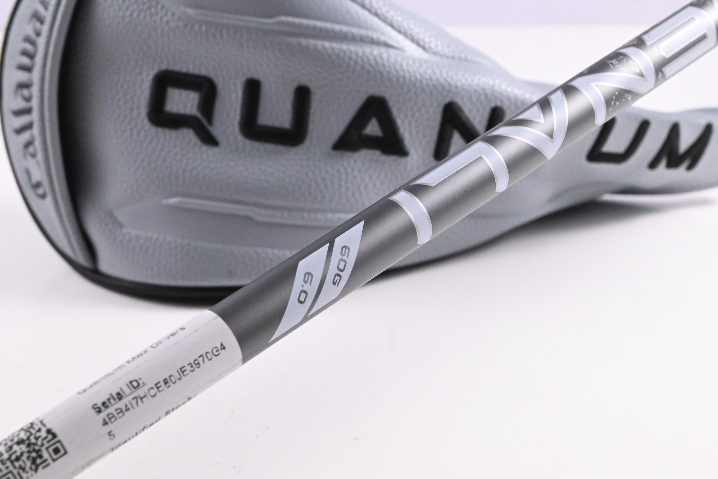 Callaway Quantum Max Driver / 9 Degree / Stiff Flex Denali Frost Silver 60 Shaft