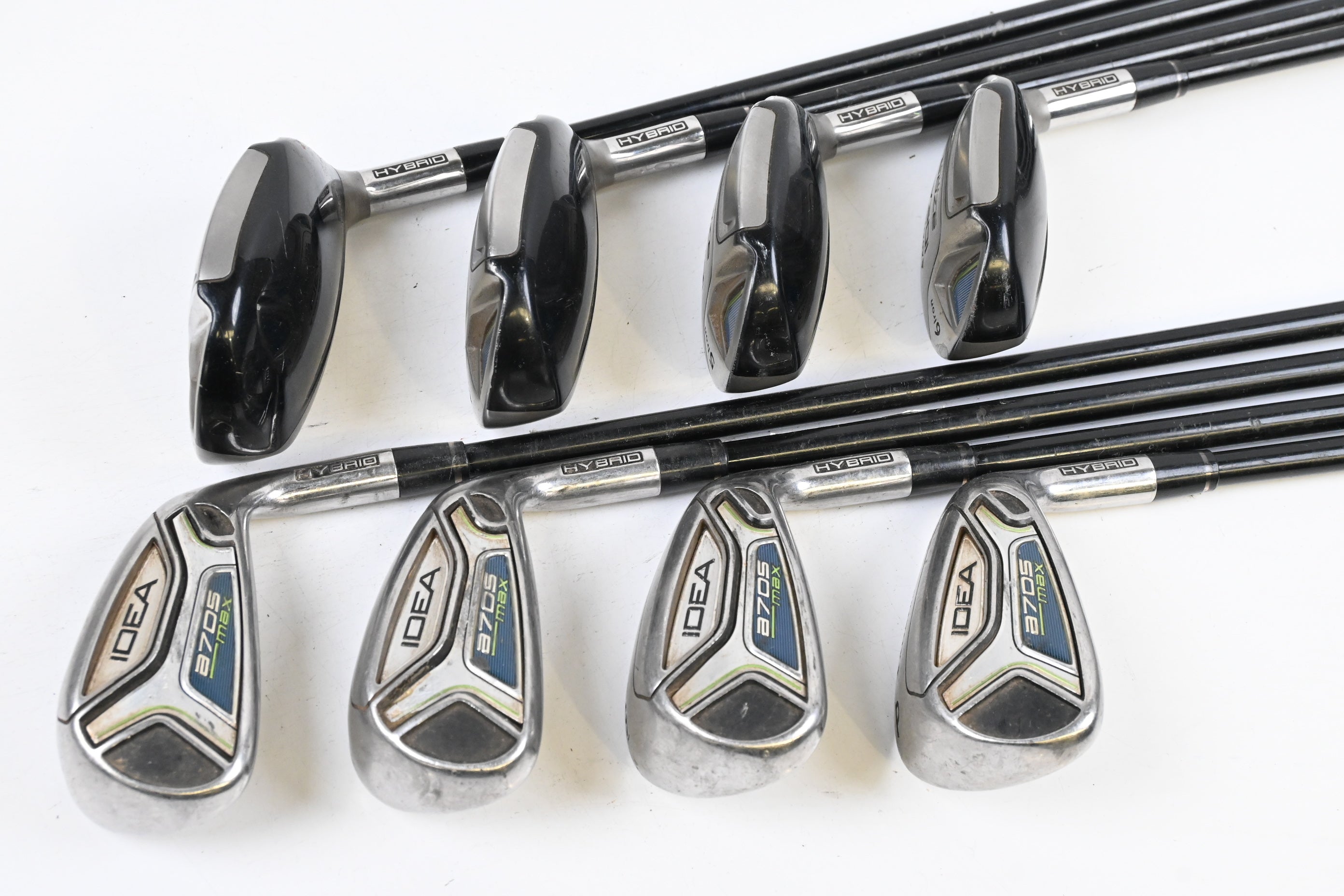 Adams Idea A7 OS Hybrid Combo Irons / 3H-6H+7-PW / Regular Flex Prolaunch Axis