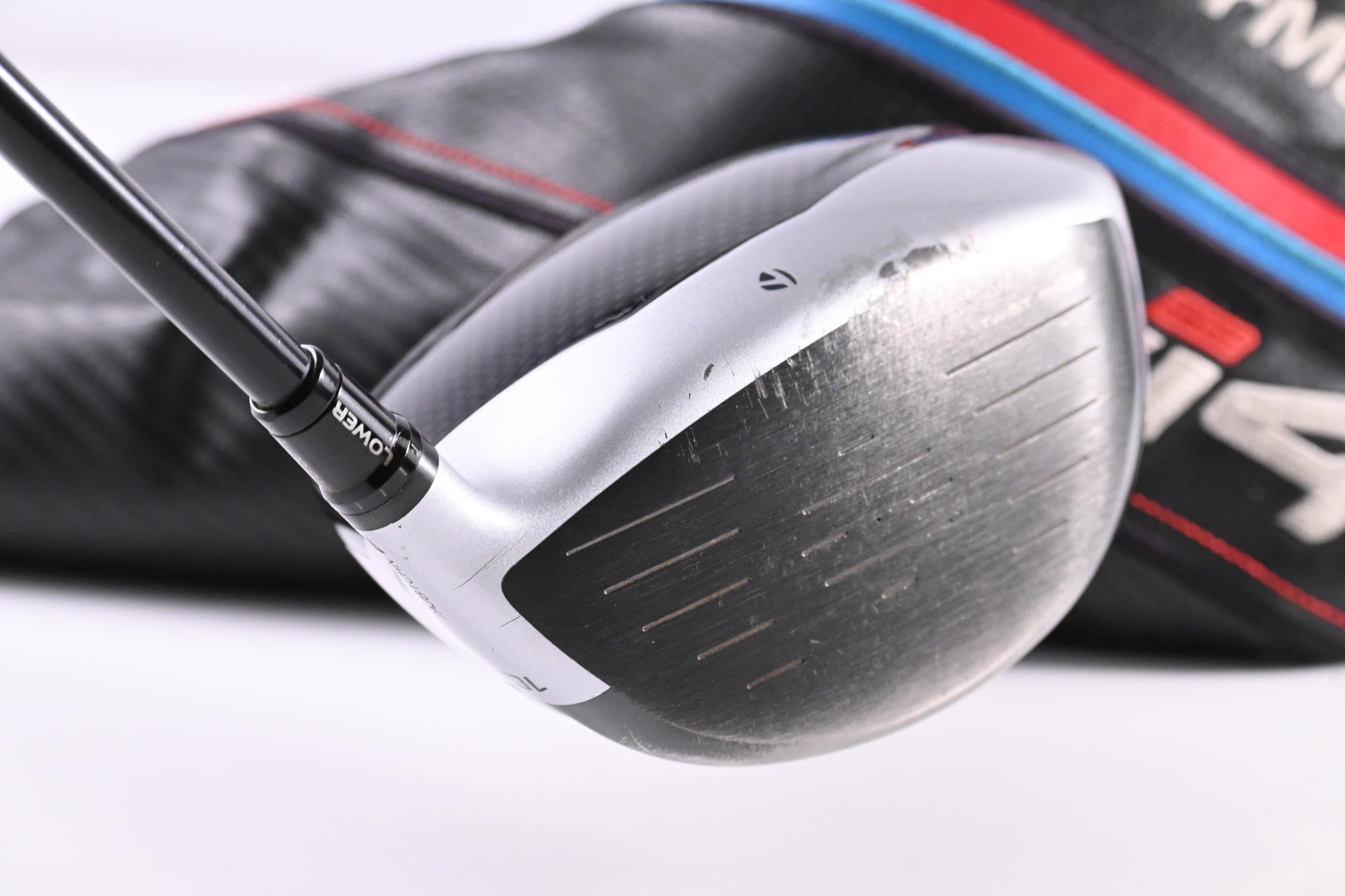 Left Hand Taylormade M4 Driver / 10.5 Degree / Regular Flex Atmos Red 5 Shaft