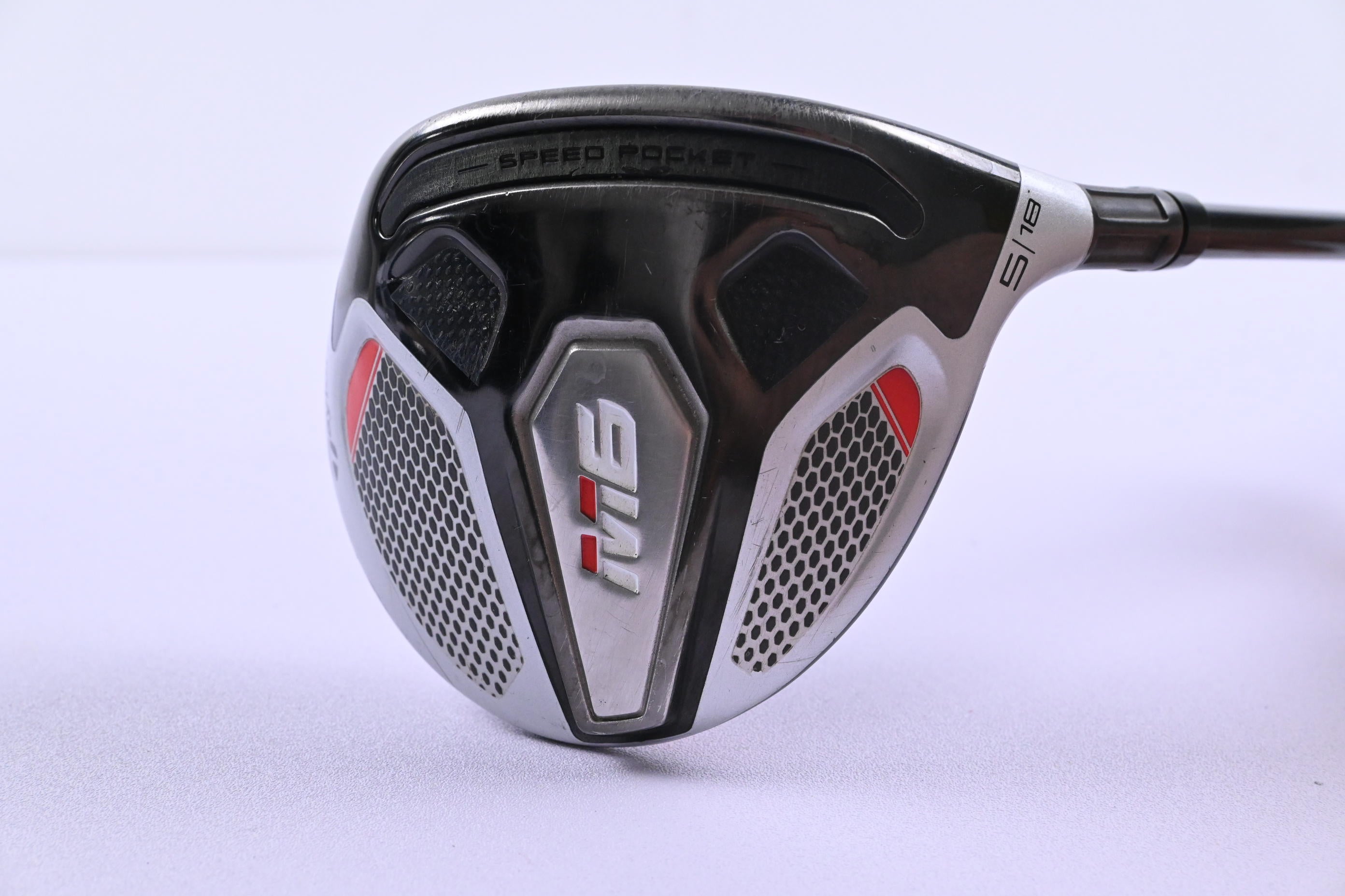 Taylormade M6 #5 Wood / 18 Degree / Regular Flex Fujikura Atmos Orange 5 Shaft