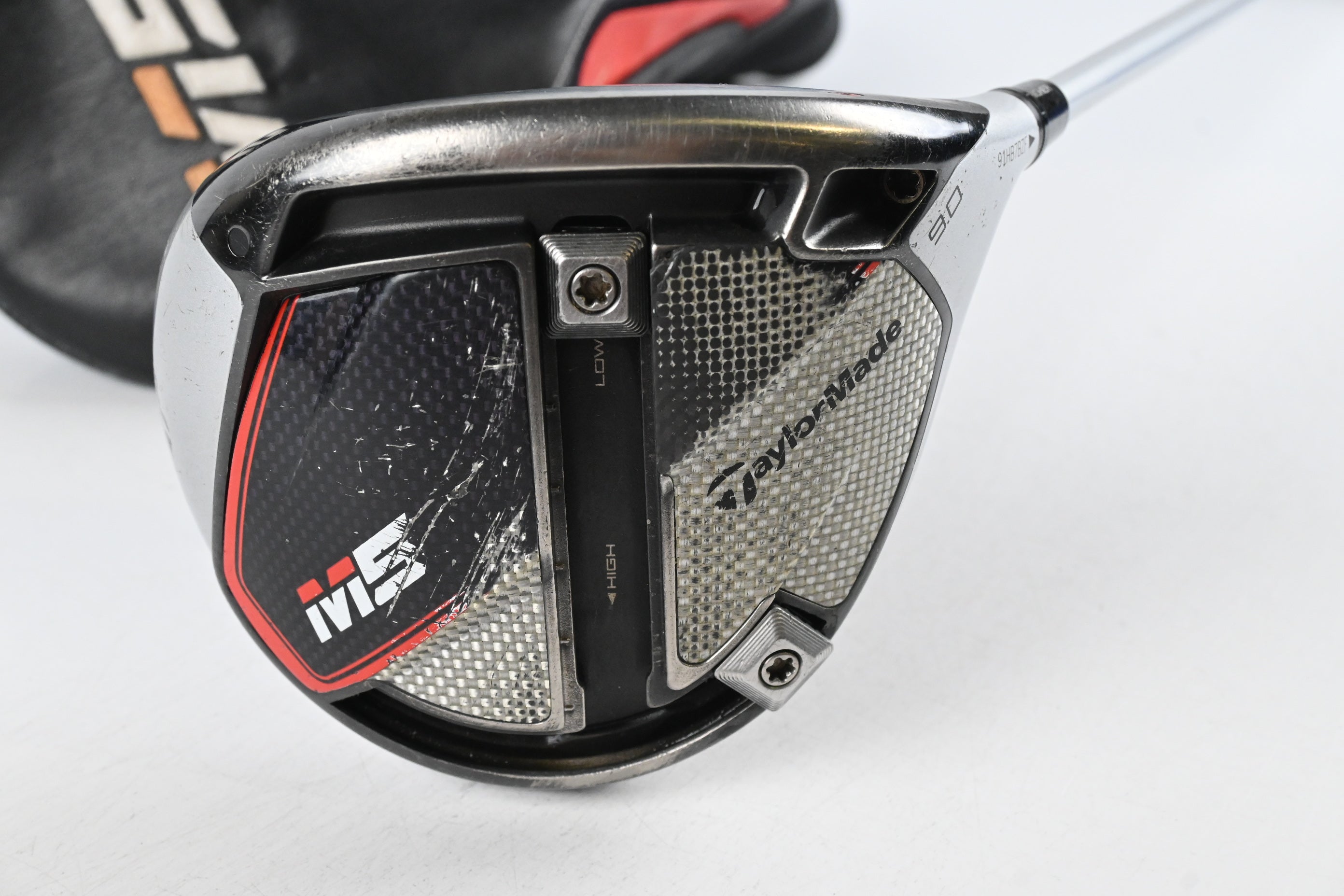 Taylormade M5 Driver / 9 Degree / Regular Flex Matrix White Tie MFS X5 55
