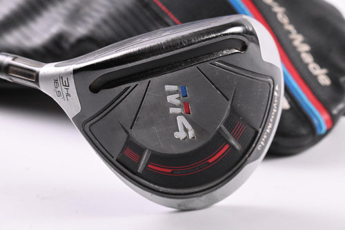 Left Hand Taylormade M4 #3HL Wood / 16.5 Degree / Regular Flex Atmos Red 5 Shaft