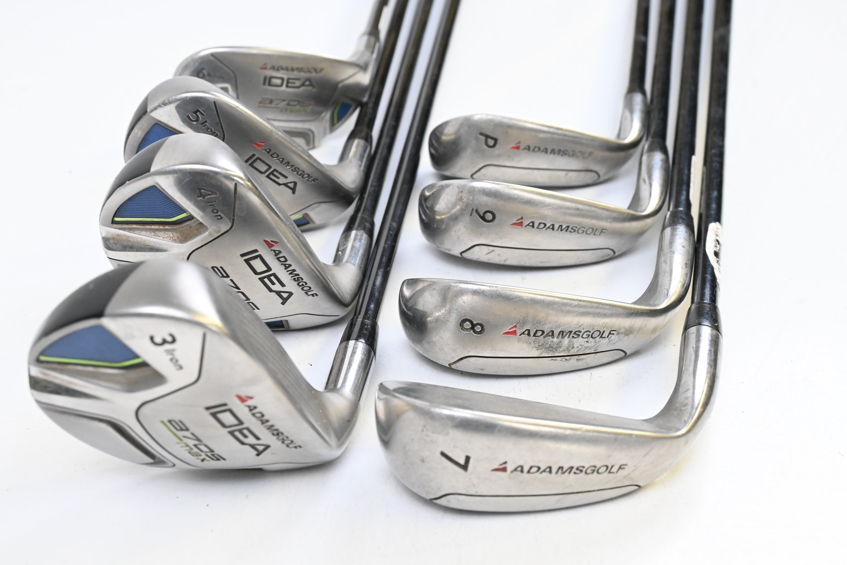 Adams Idea A7 OS Hybrid Combo Irons / 3H-6H+7-PW / Regular Flex Prolaunch Axis
