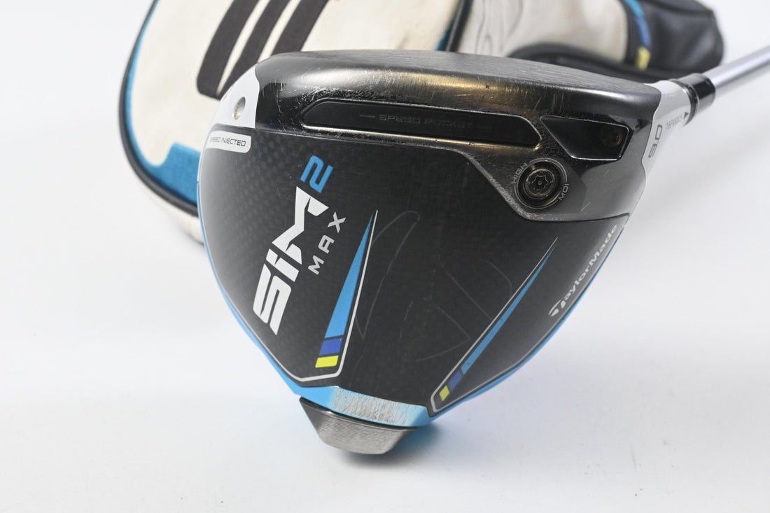 TaylorMade SIM2 Max Driver / 9 Degree / Stiff Flex Kuro Kage Silver 5th Gen 60