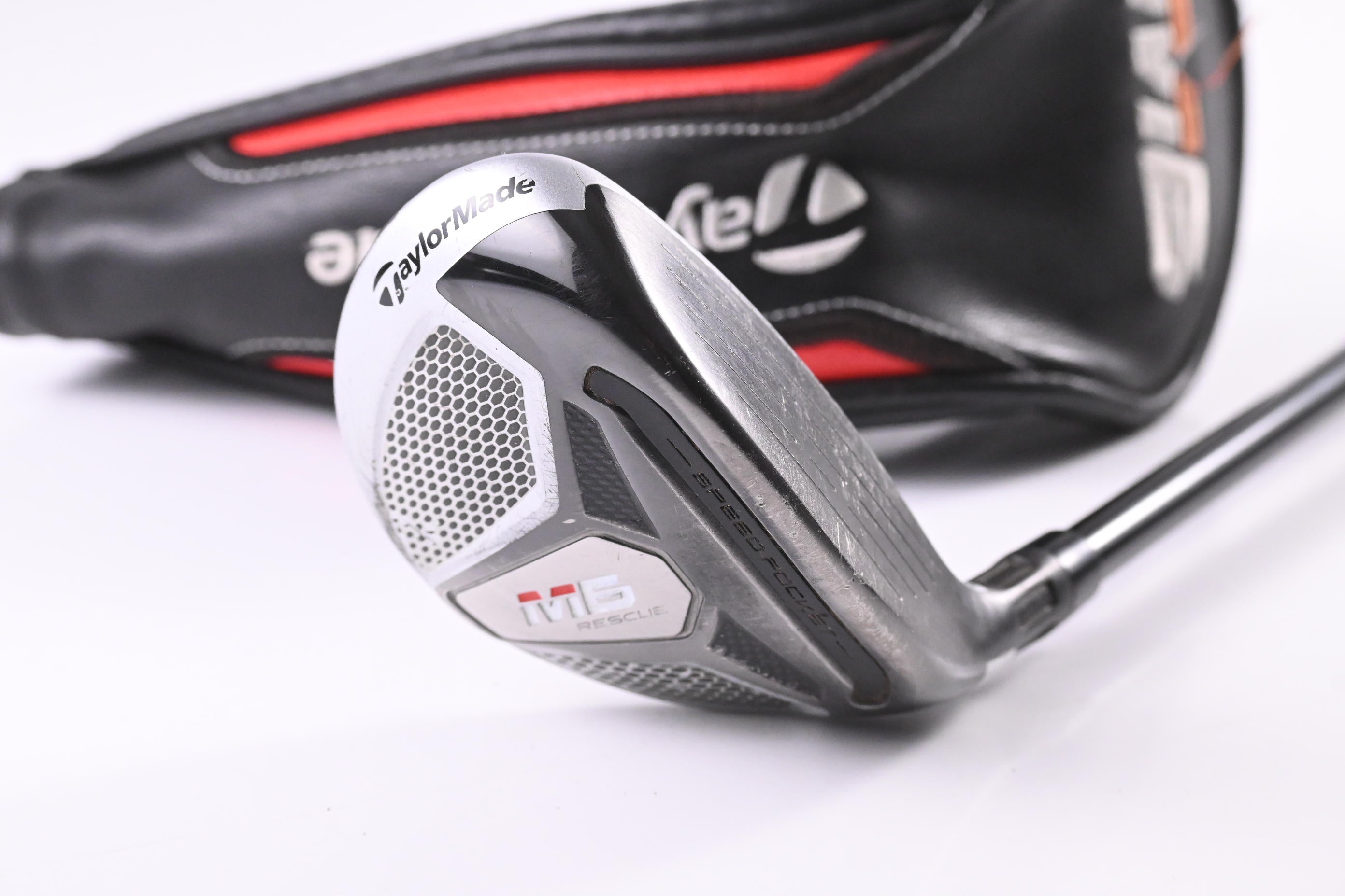 Taylormade M6 #3 Hybrid / 19 Degree / Stiff Flex Fujikura Atmos Orange 7 Shaft