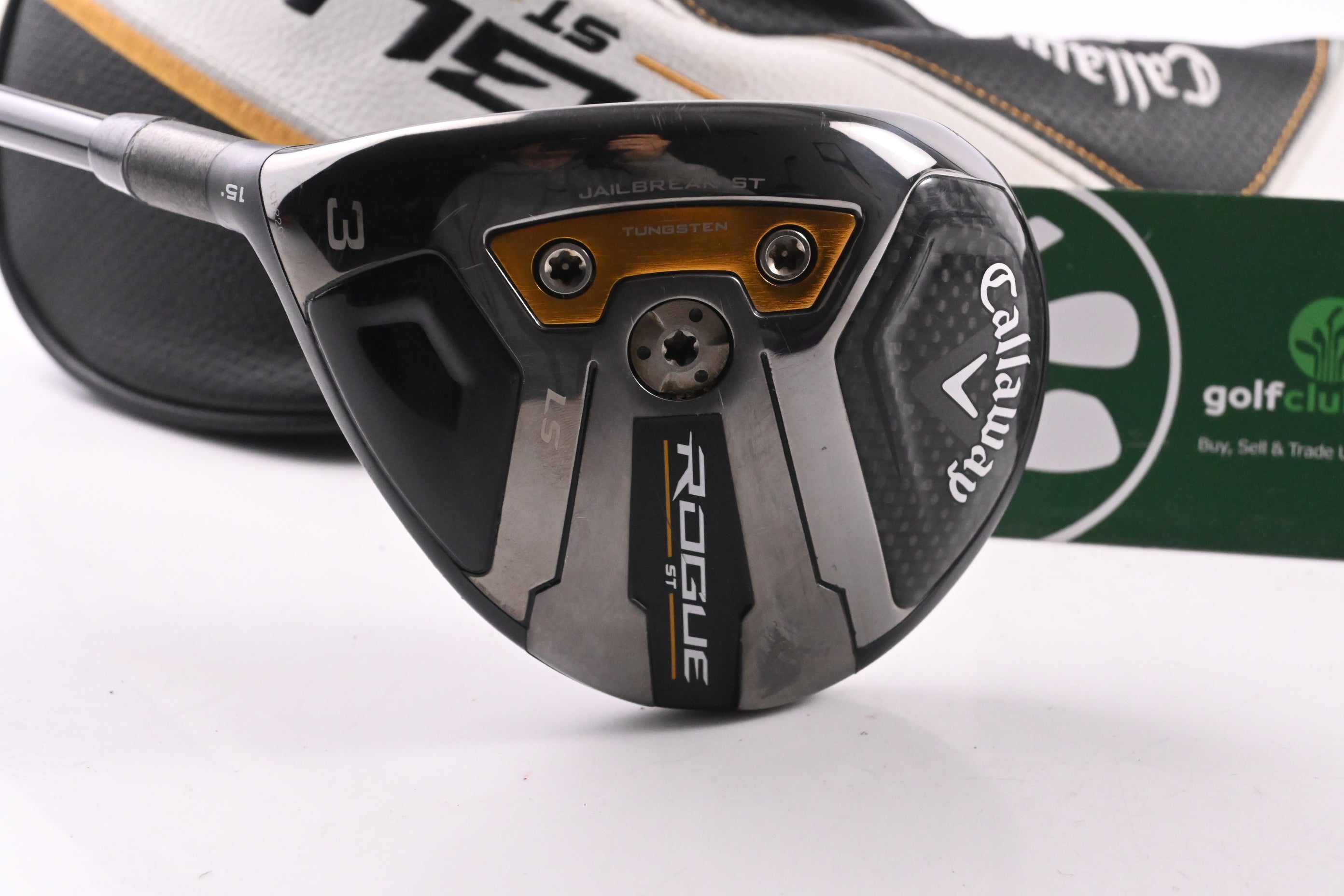 Tour Issue Left Hand Callaway Rogue ST LS #3 Wood / 15 Degree / TX-Flex Tensei