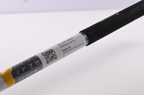Taylormade RBZ Black Driver / 10.5 Degree / Regular Flex Ozik White Tie 55 Shaft