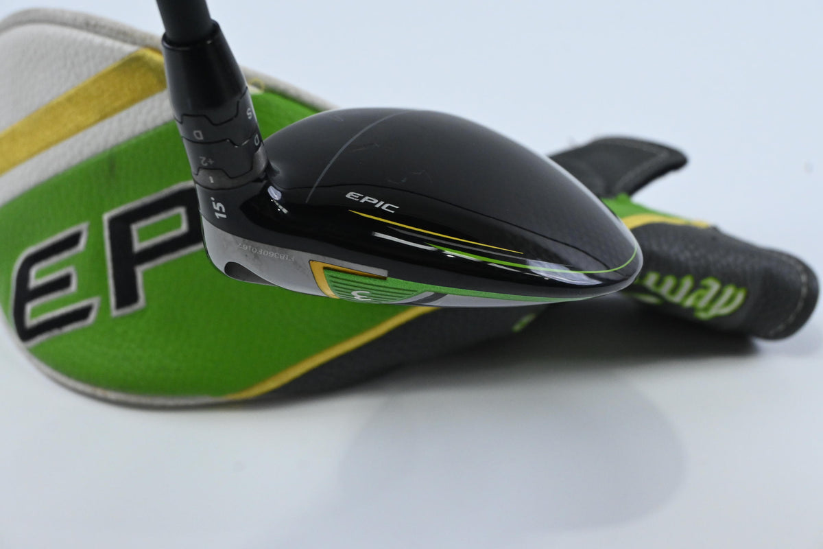 Callaway Epic Flash #3 Wood / 15 Degree / Senior Flex Vanquish 5 Shaft