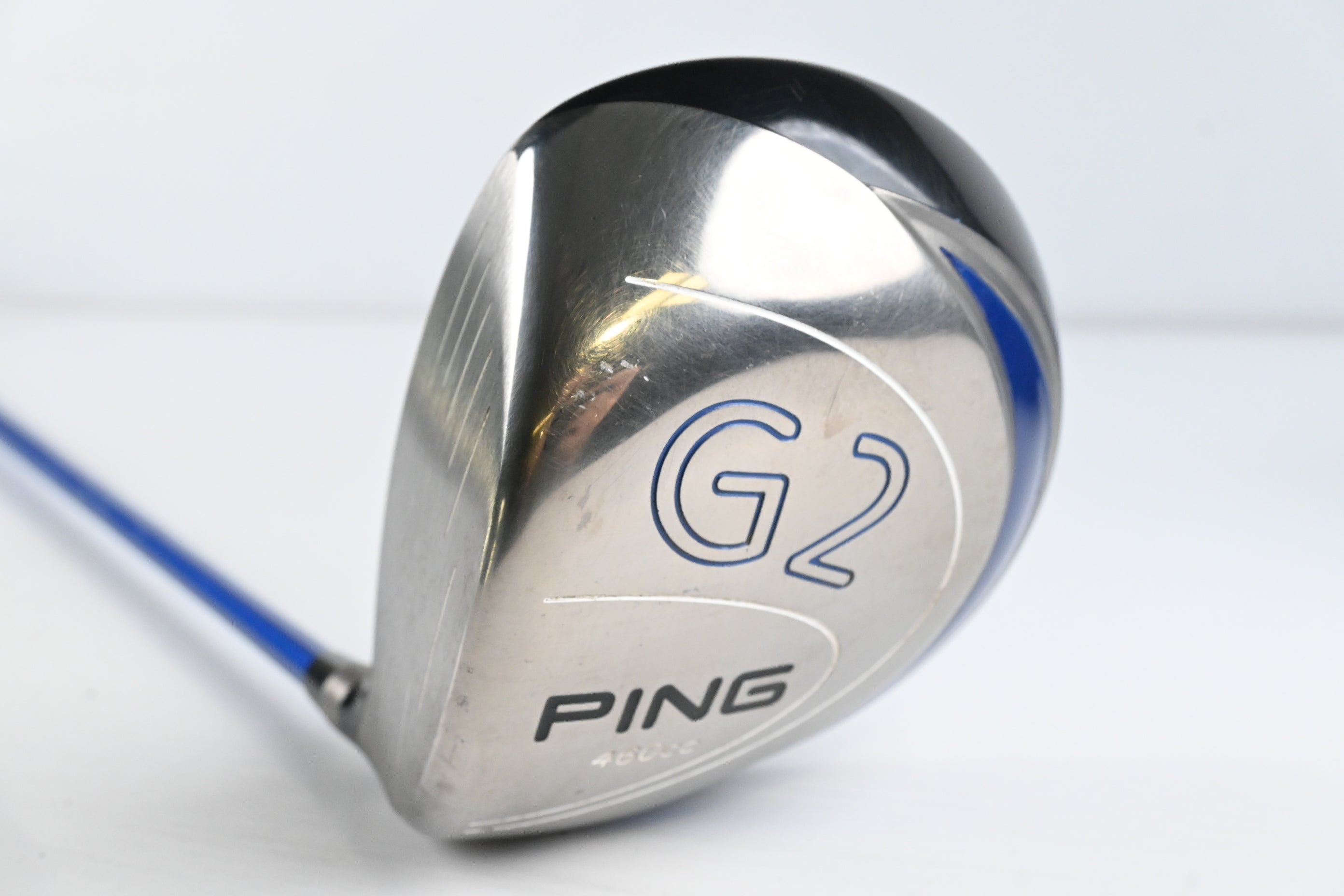 Left Hand Ping G2 Driver / 10 Degree / Stiff Flex Grafalloy ProLaunch Blue 65