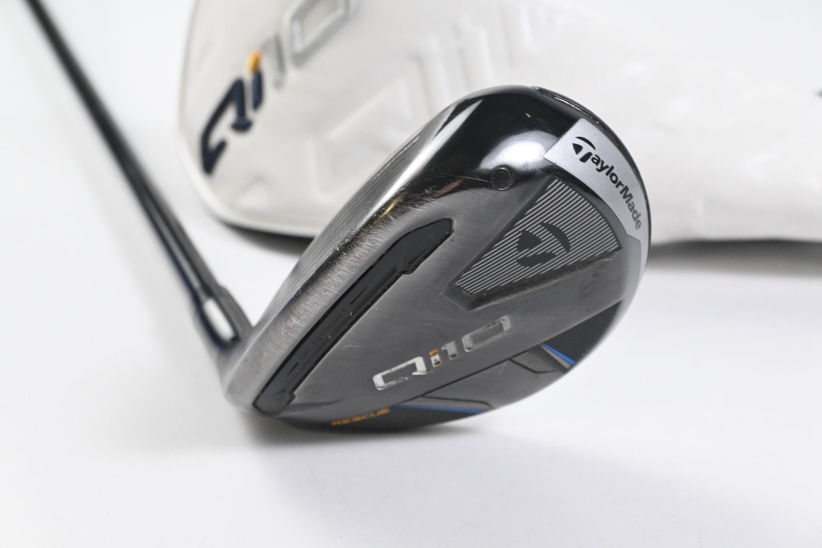 Left Hand Taylormade Qi10 #5 Hybrid / 25 Degree / Regular Flex Ventus TR Blue 6