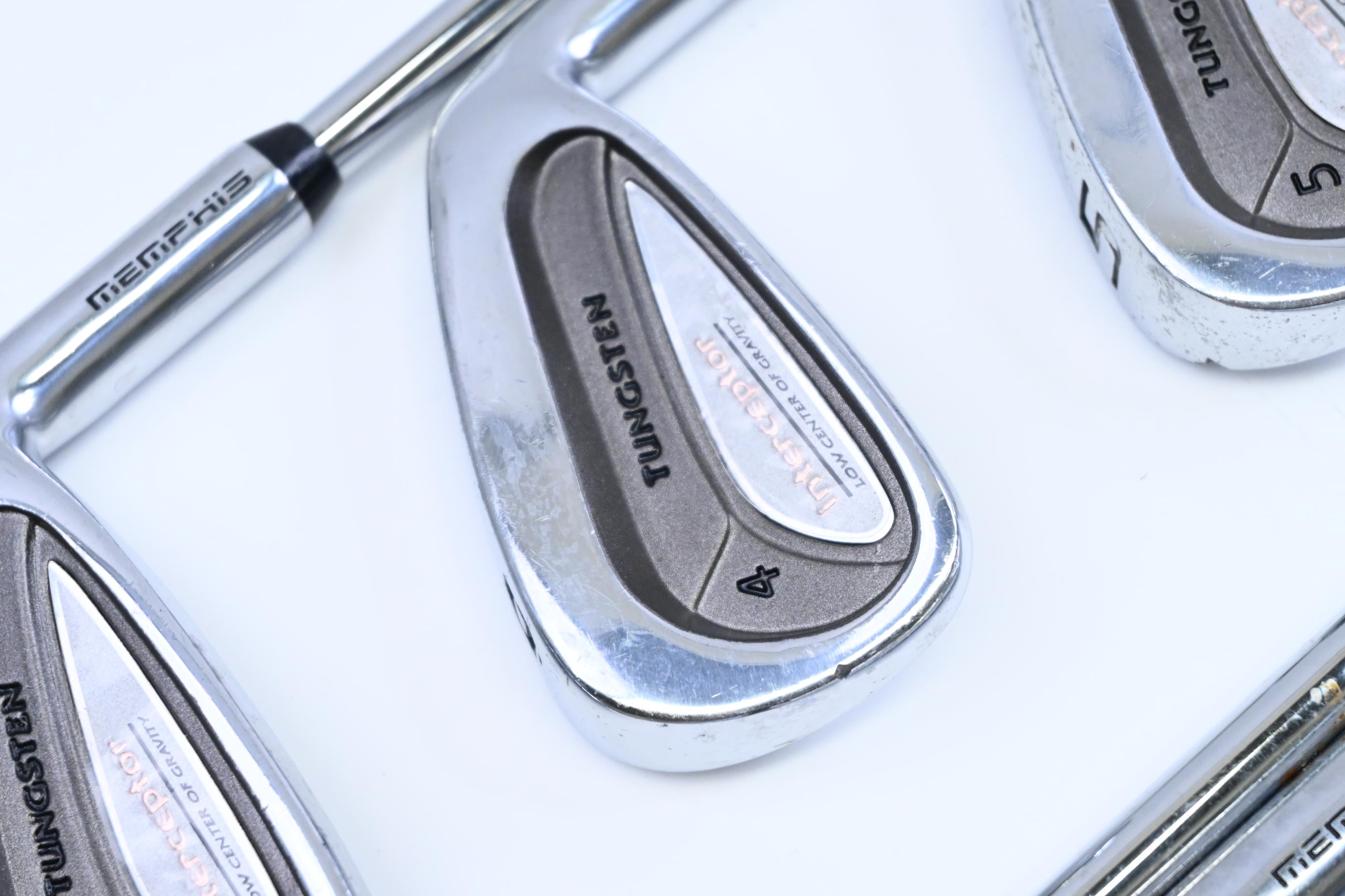 Memphis Interceptor Irons / 3-PW+SW / Stiff Flex Steel Shafts