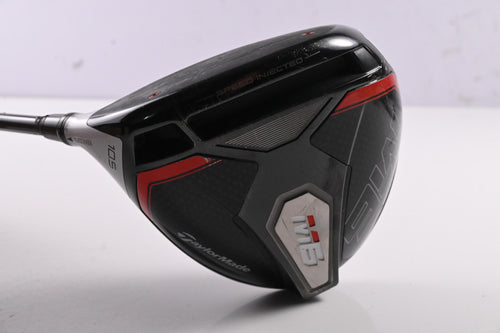 Left Hand Taylormade M6 Driver / 10.5 Degree / Stiff Flex HZRDUS Smoke RDX Red 60 Shaft