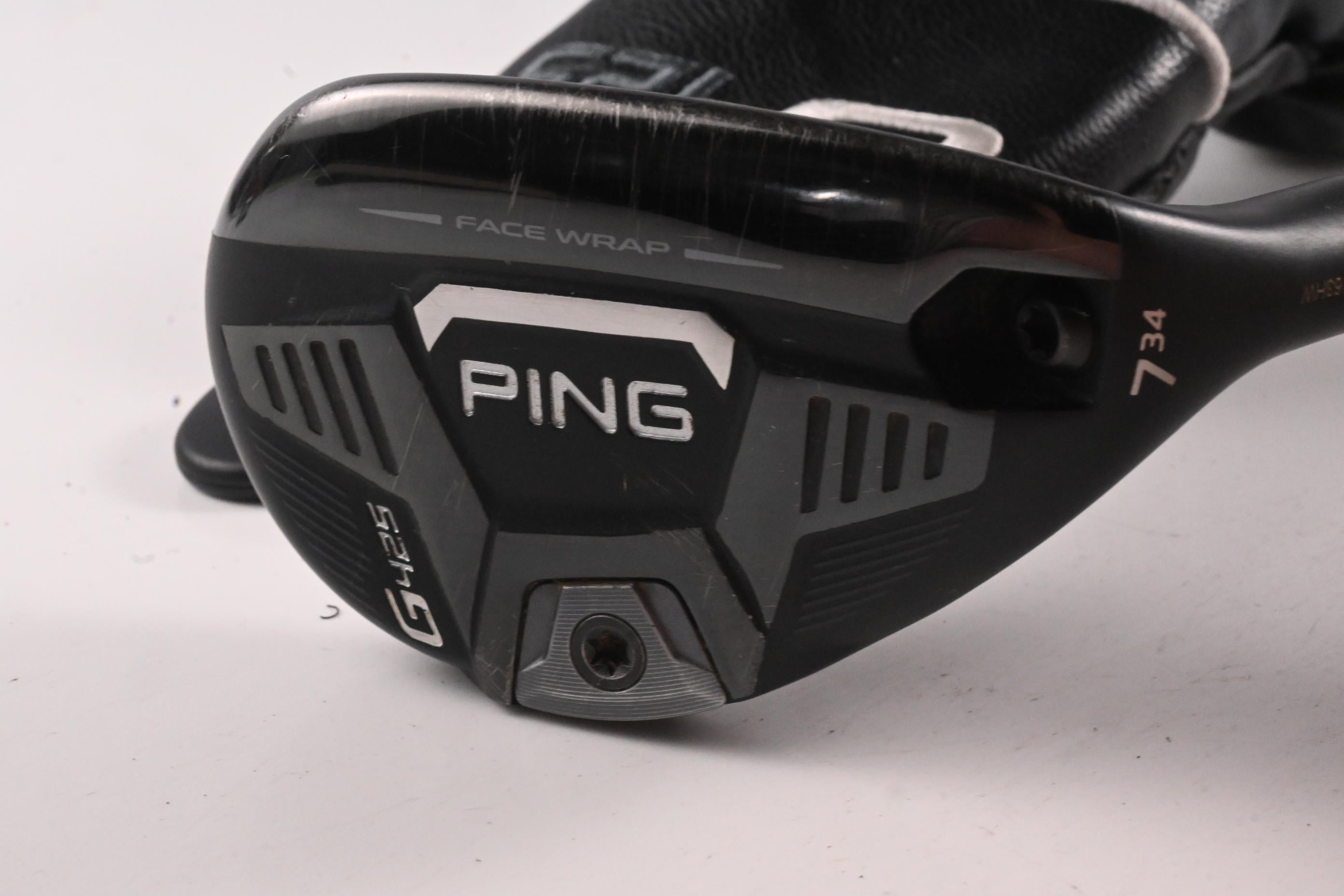 Ping G425 #7 Hybrid / 34 Degree / Regular Flex Ping Alta CB Slate 70 Shaft