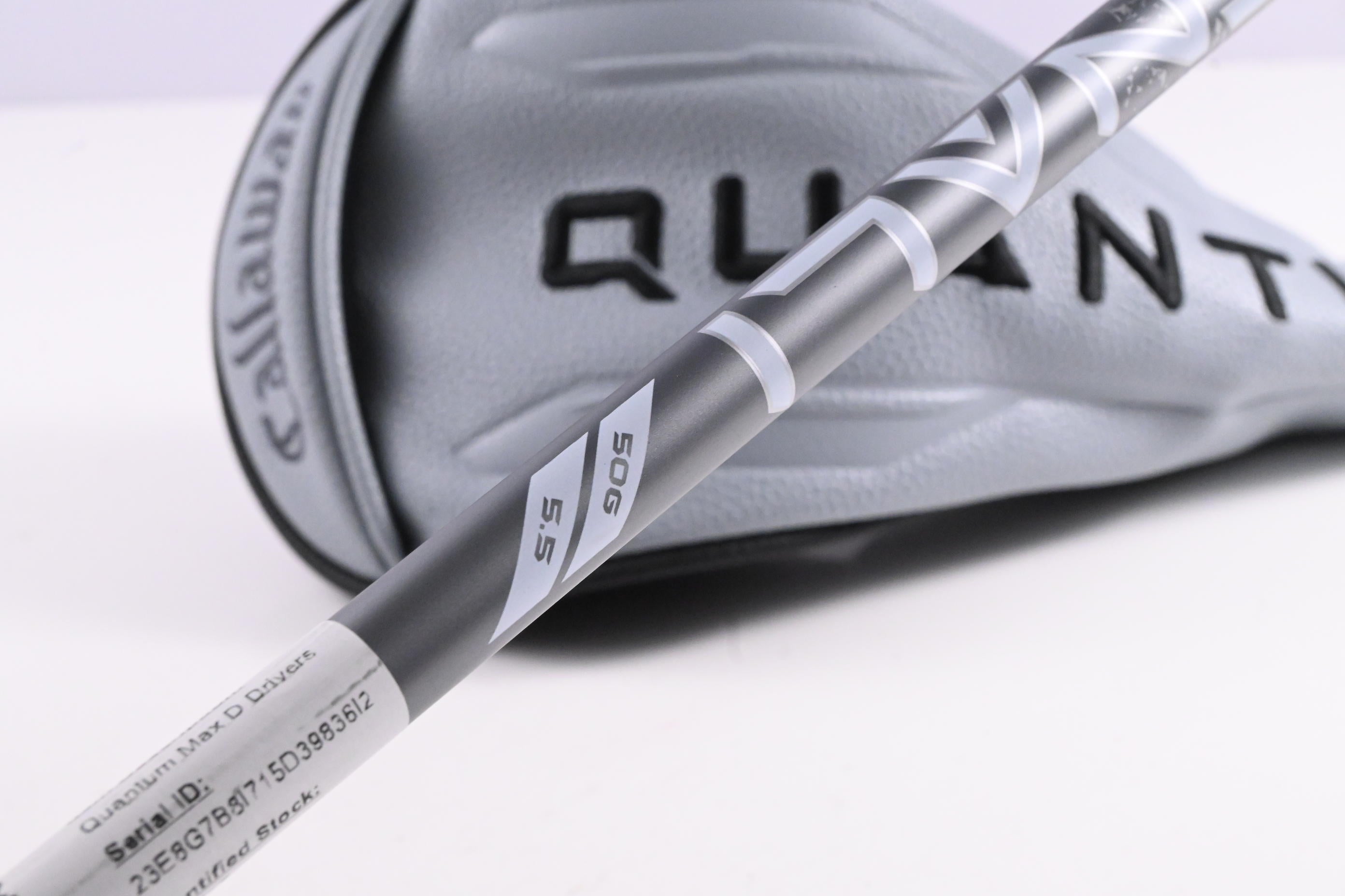 Callaway Quantum Max D Driver / 10.5 Degree / Regular Flex Denali Frost Silver