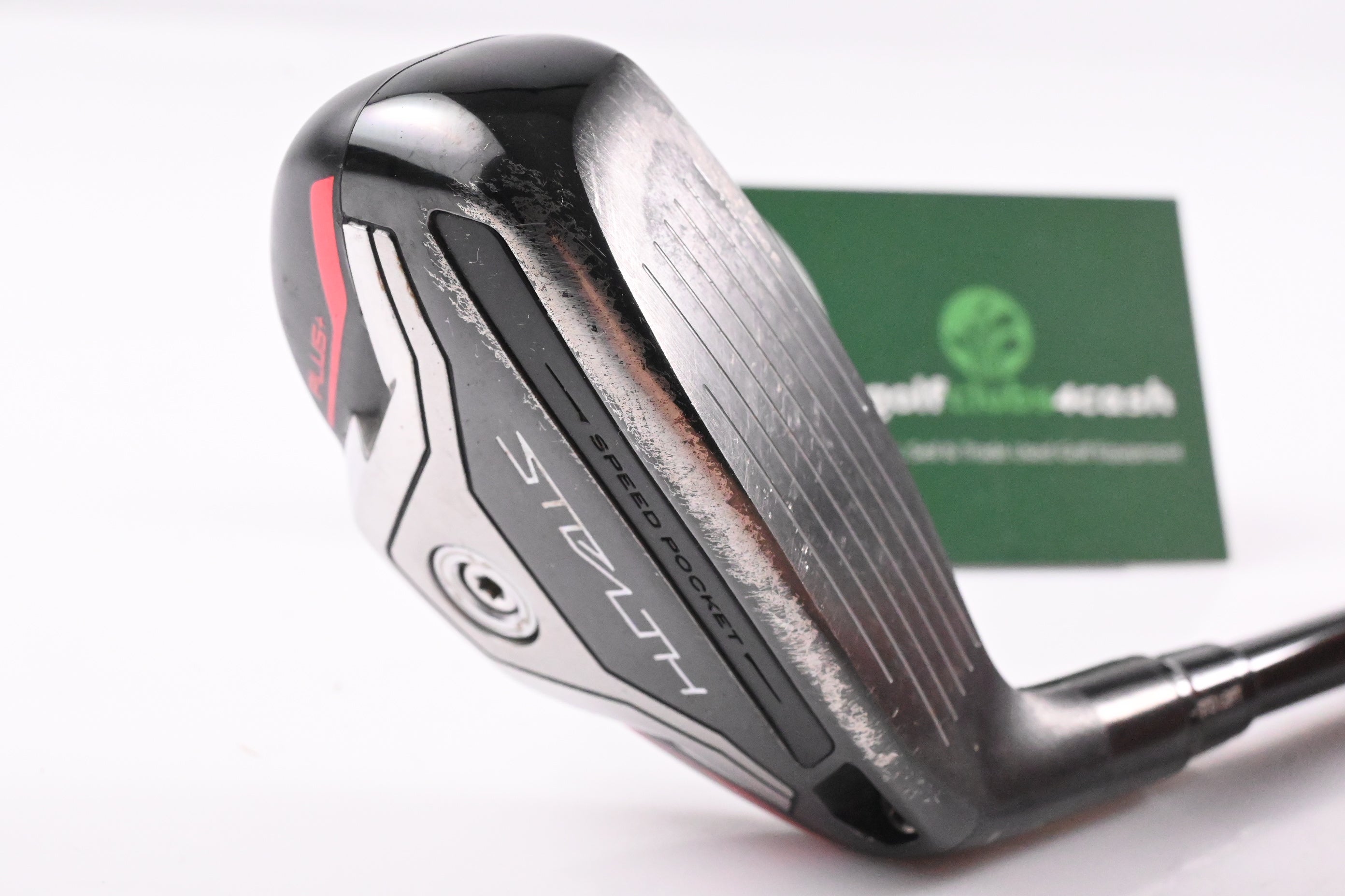 Taylormade Stealth Plus #3 Hybrid / 19.5 Degree / Stiff Flex HZRDUS Smoke RDX Red 80