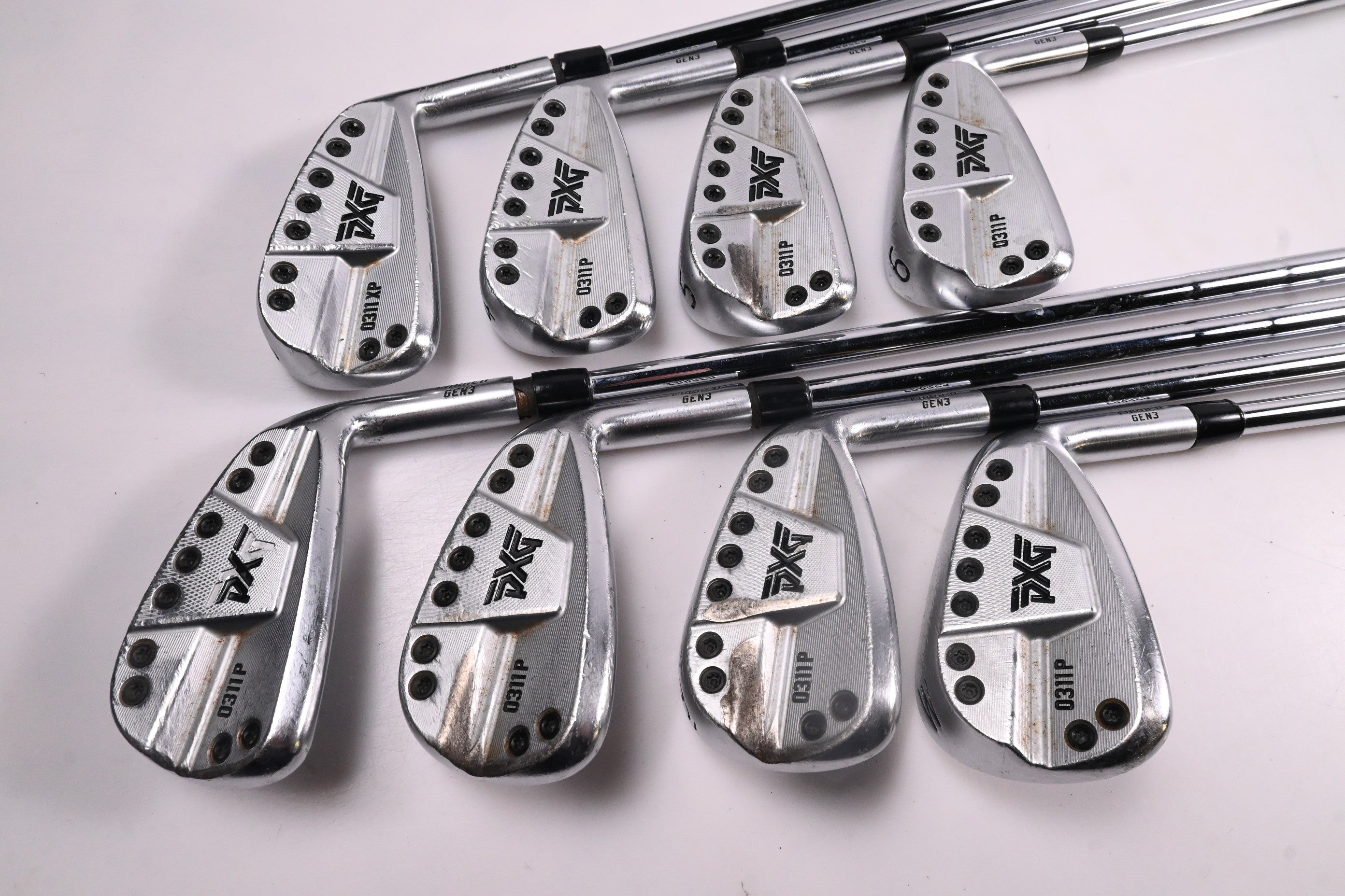 PXG 0311 P Gen3 Irons / 3-PW / Stiff Flex KBS Tour 120 Shafts