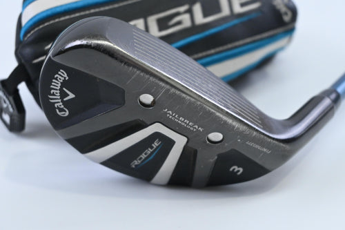 Callaway Rogue #3 Hybrid / 19 Degree / Stiff Flex Evenflow Blue 85