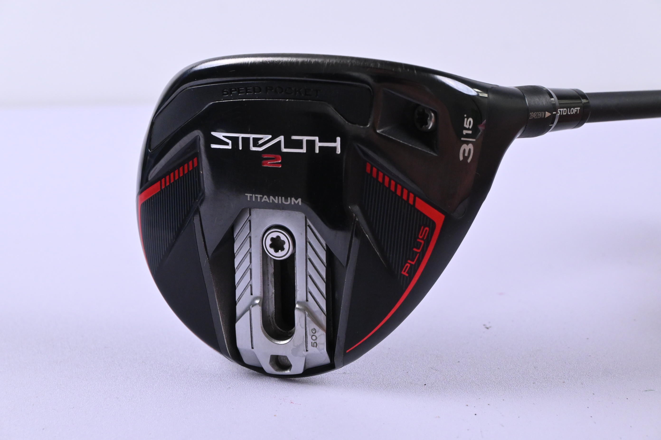 Taylormade Stealth 2 Plus #3 Wood / 15 Degree / Stiff Flex REAX 65 Shaft