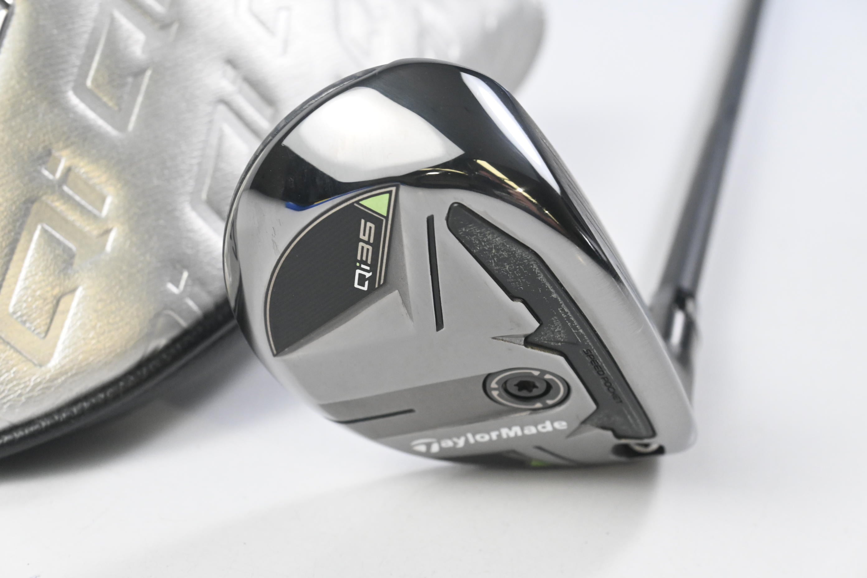 Taylormade Qi35 #2 Hybrid / 17 Degree / Stiff Flex Kai'li Dark Waves Blue 85