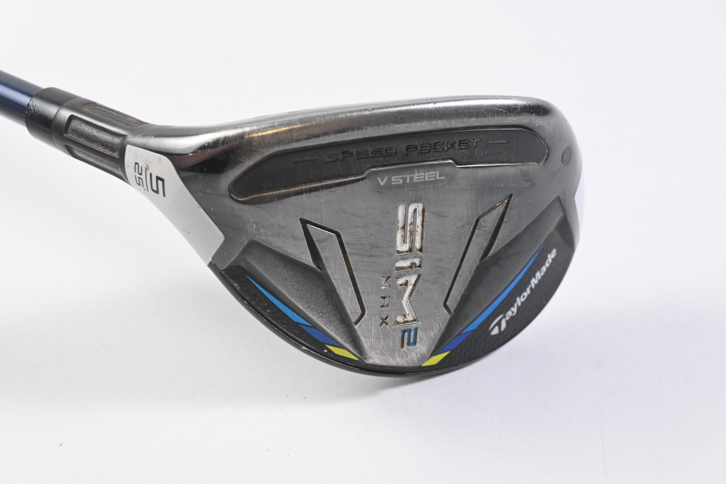 Left Hand Taylormade SIM2 Max #5 Hybrid / 25 Degree / Regular Flex Ventus Blue 6