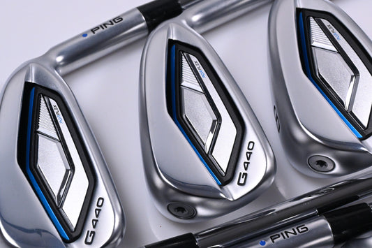 Ping G440 Irons / 6-PW+GW+56° / Blue Dot / Regular Flex Ping AWT 3.0 Shafts