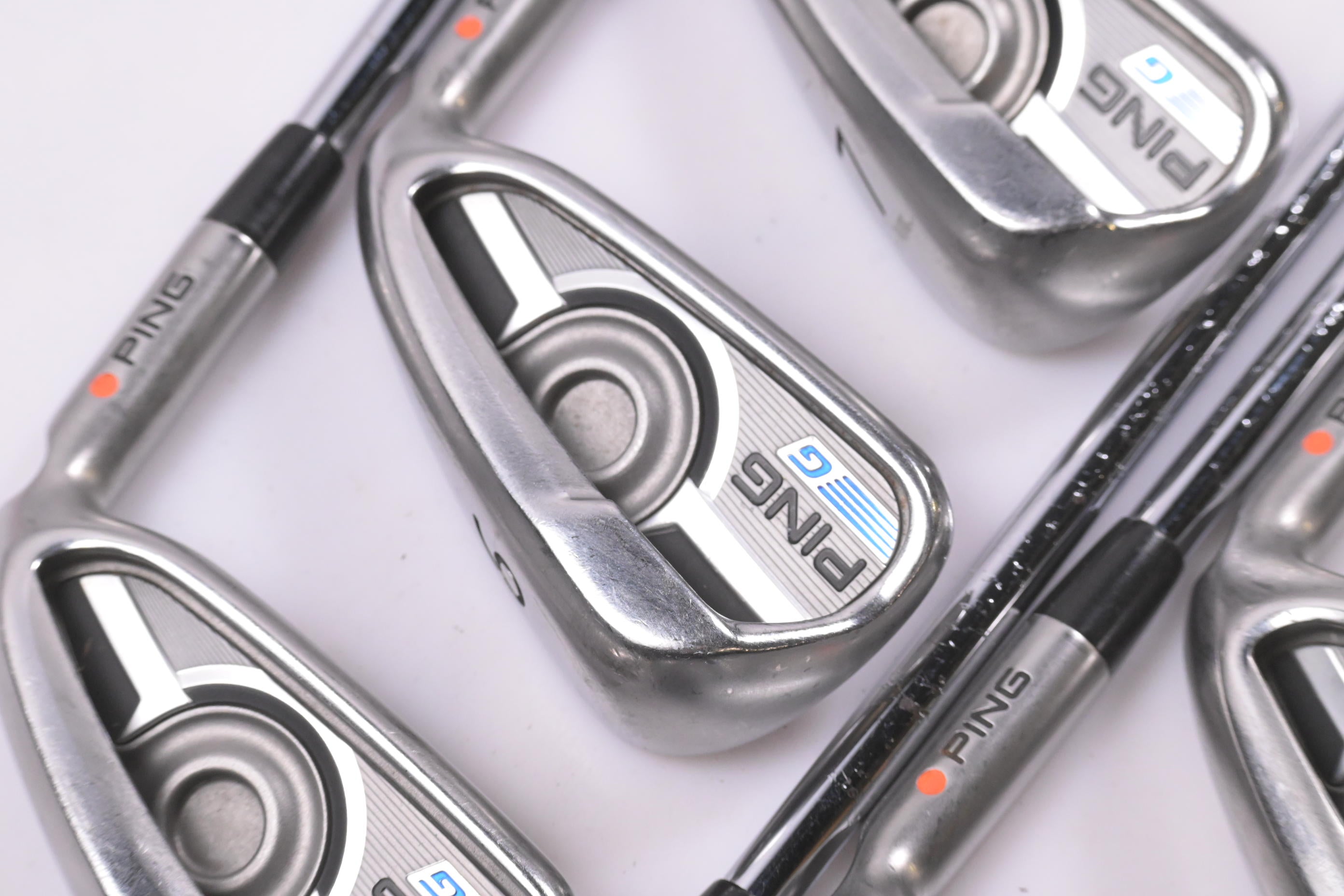Ping G Series Irons / 5-PW+SW / Orange Dot / Senior Flex Ping CFS Distance