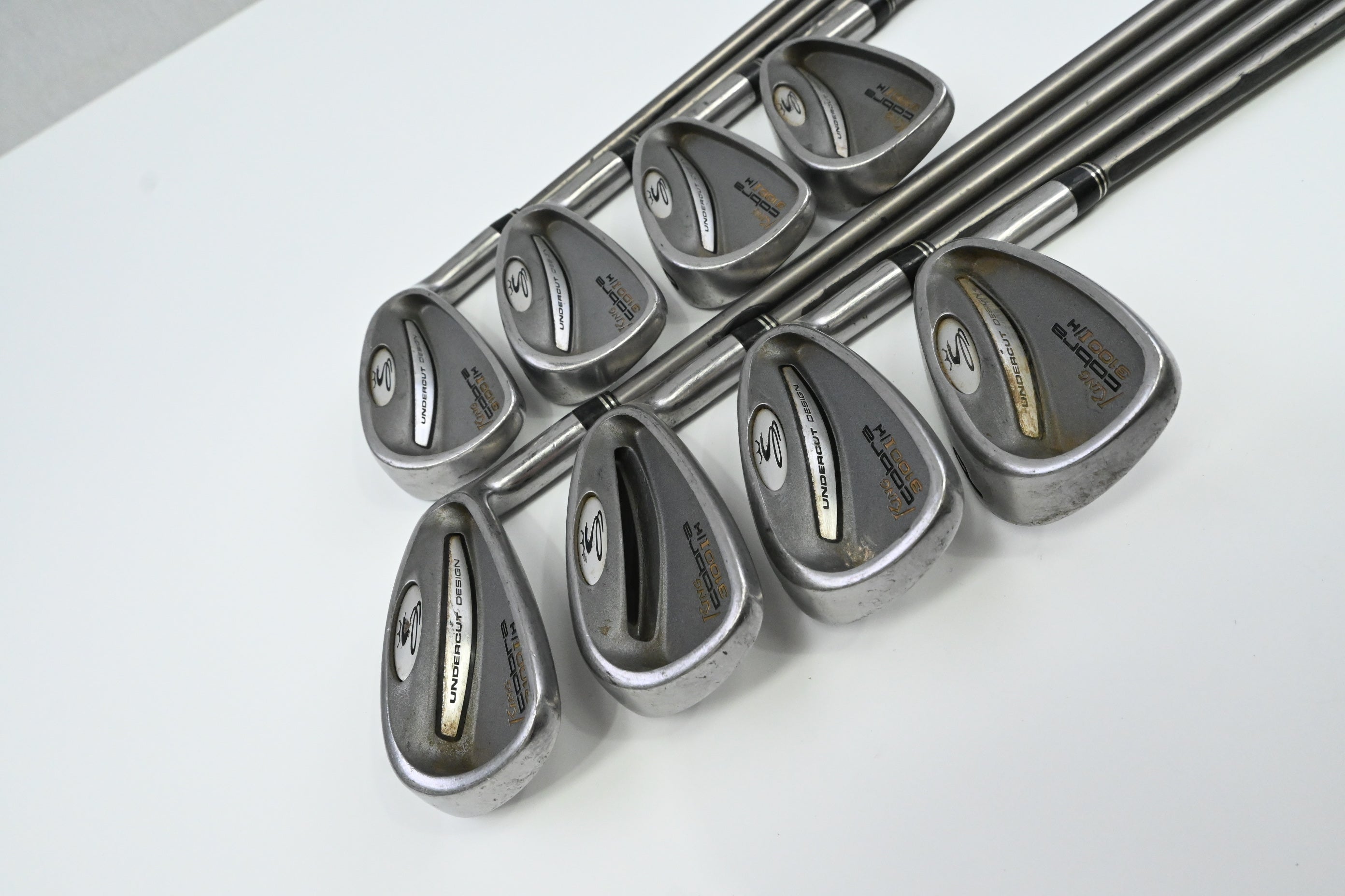 Cobra 3100 I/H Irons / 3-PW / Stiff Flex Aldila NV 70 Shafts