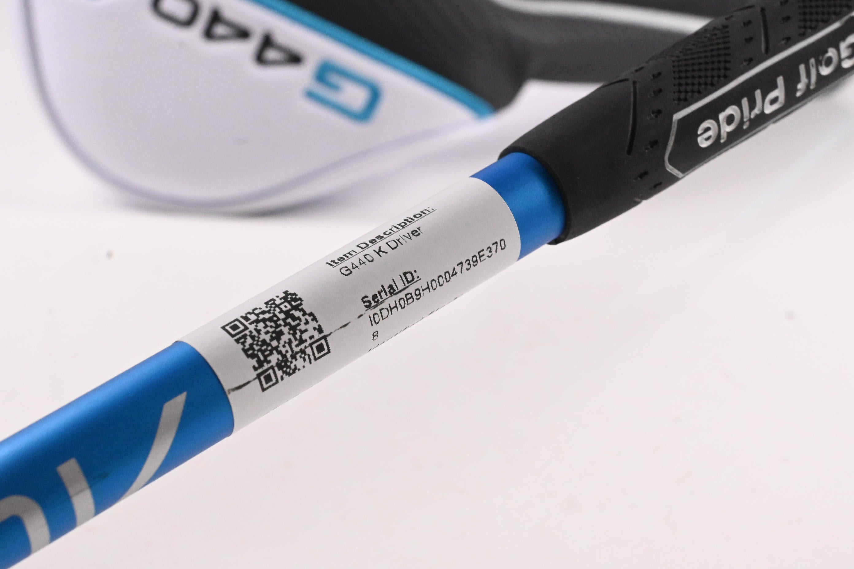Ping G440 K Driver / 10.5 Degree / Stiff Flex Ping ALTA CB Blue 50 Shaft