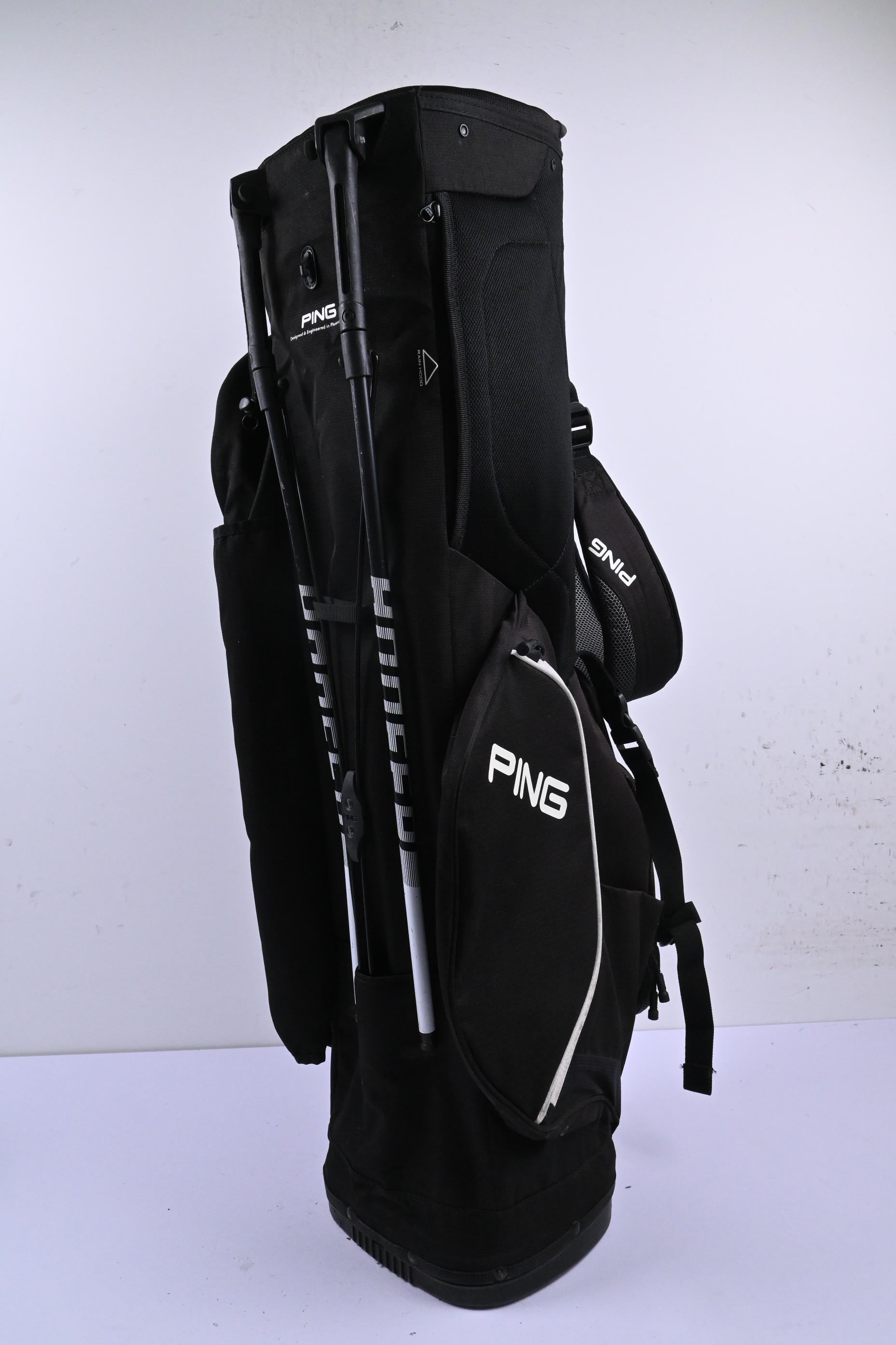 Ping Hoofer Stand Bag / 5-Way Divider / Black & White