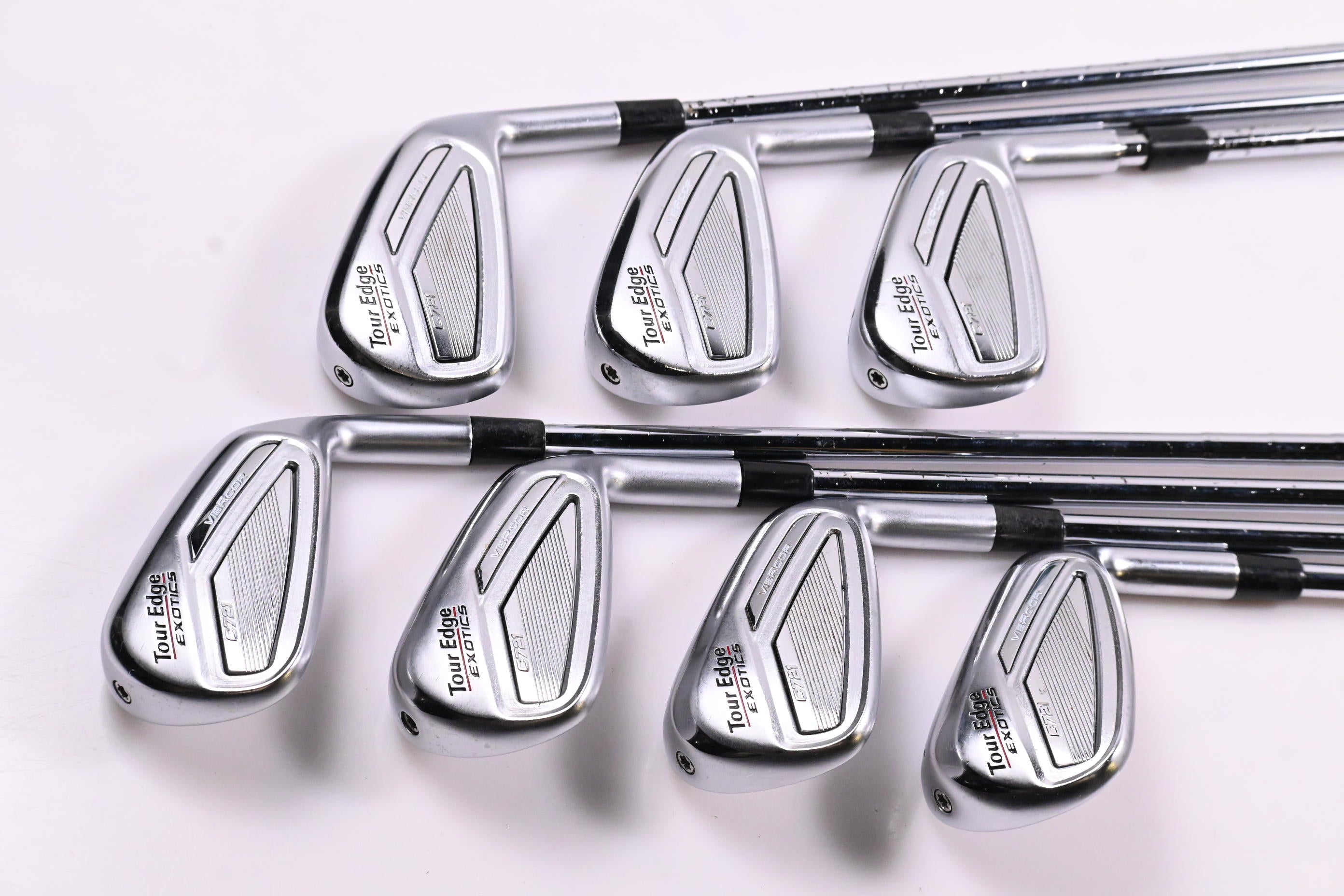 Tour Edge C721 Irons / 5-PW+GW / Stiff Flex XP 85 S300 Shafts