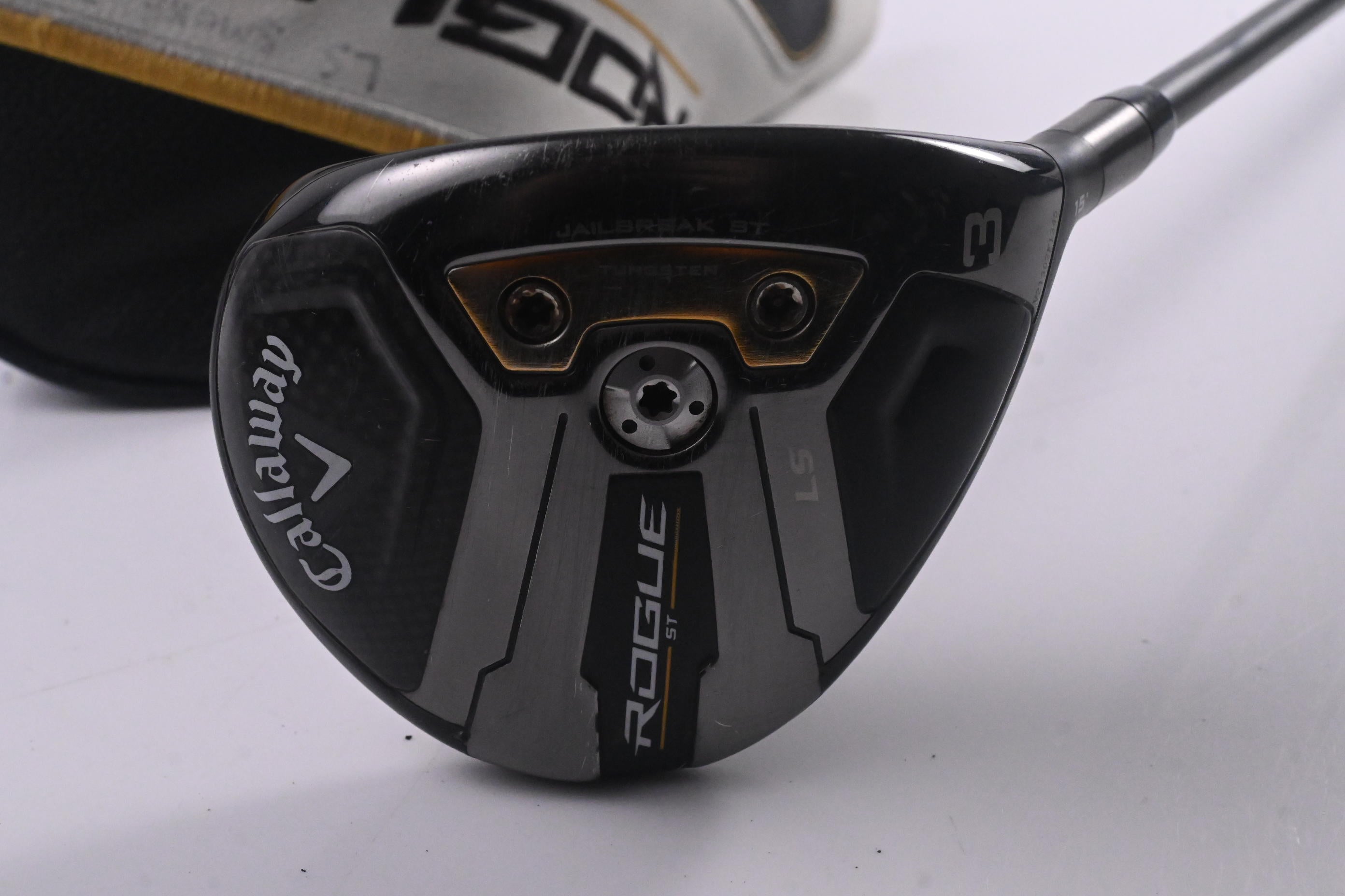 Callaway Rogue ST LS #3 Wood / 15 Degree / Stiff Flex HZRDUS Smoke Black 70